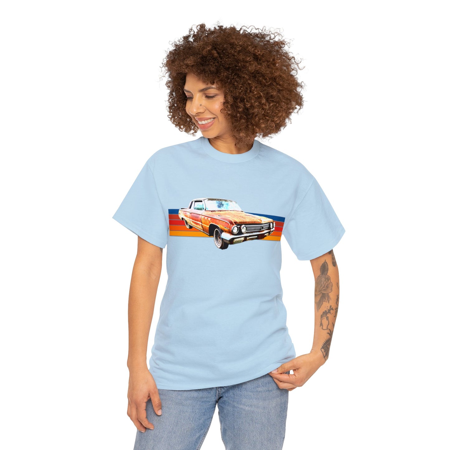 Vintage Wildcat Antique American Muscle Car Heavy Cotton Tee