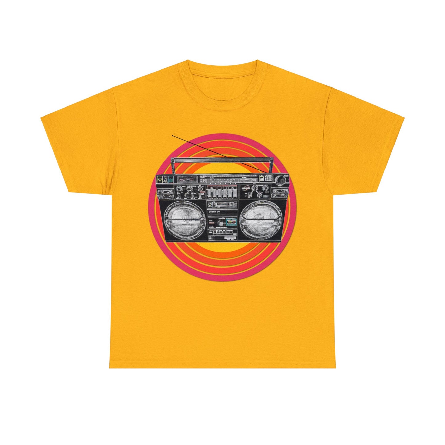 Jambox, Boom Box, Ghetto Blaster, Radio, Tape Player Heavy Cotton Tee