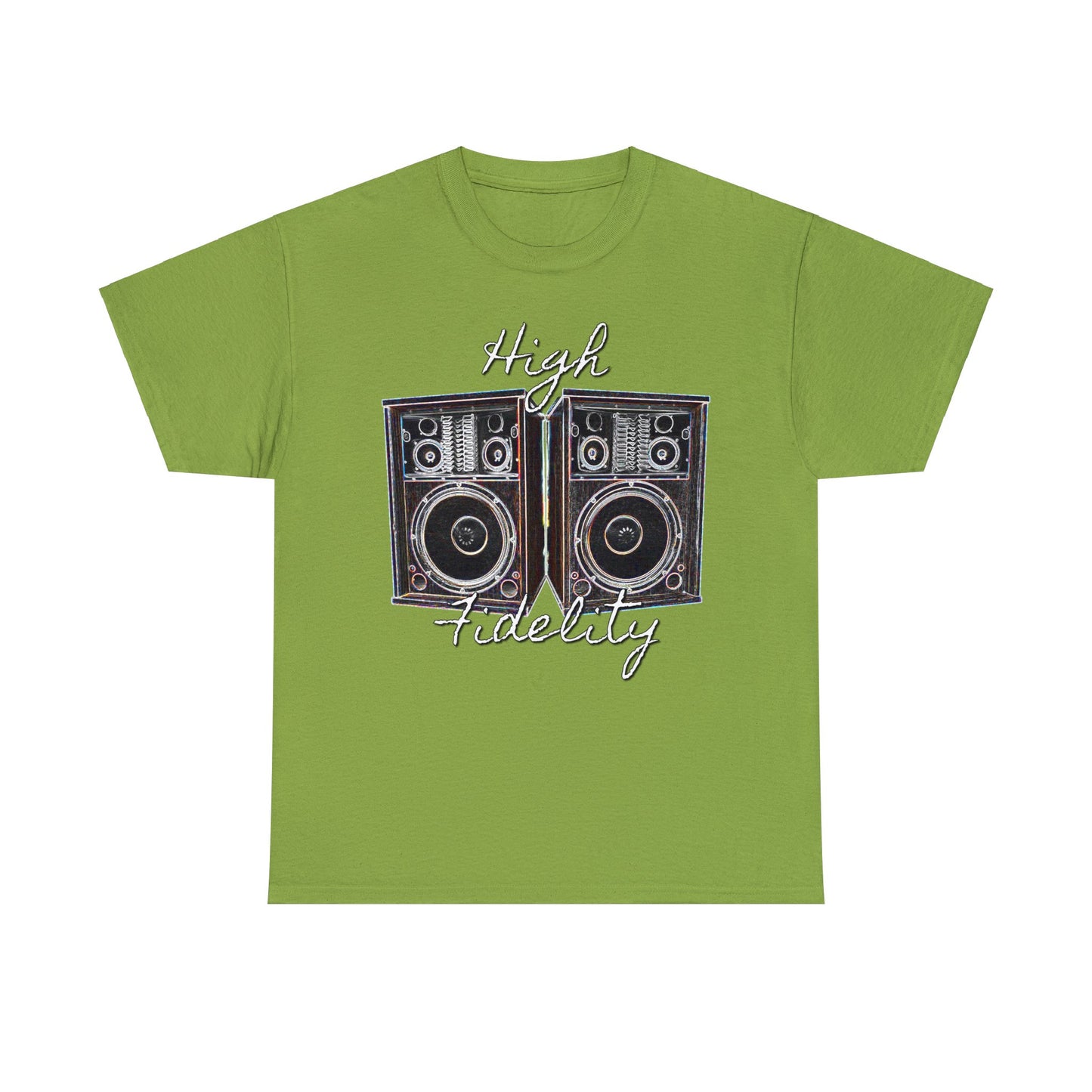 Audiophile, Vintage Stereo Speakers, High Fidelity, Lover of Music, Vintage Heavy Cotton Tee