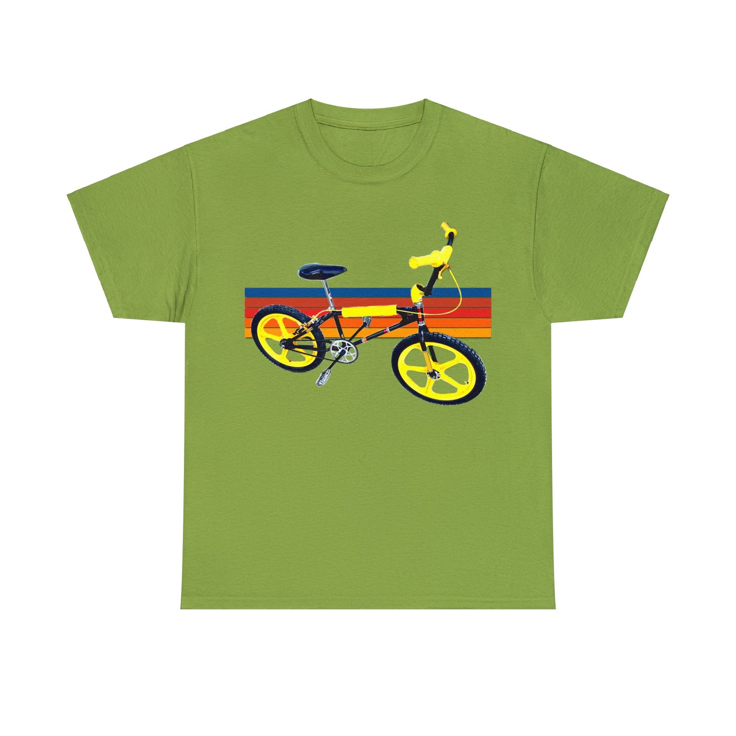 BMX, Old School Bike, Vintage BMX Bike, Retro Dirt Bicycle, 1980's Heavy Cotton Tee