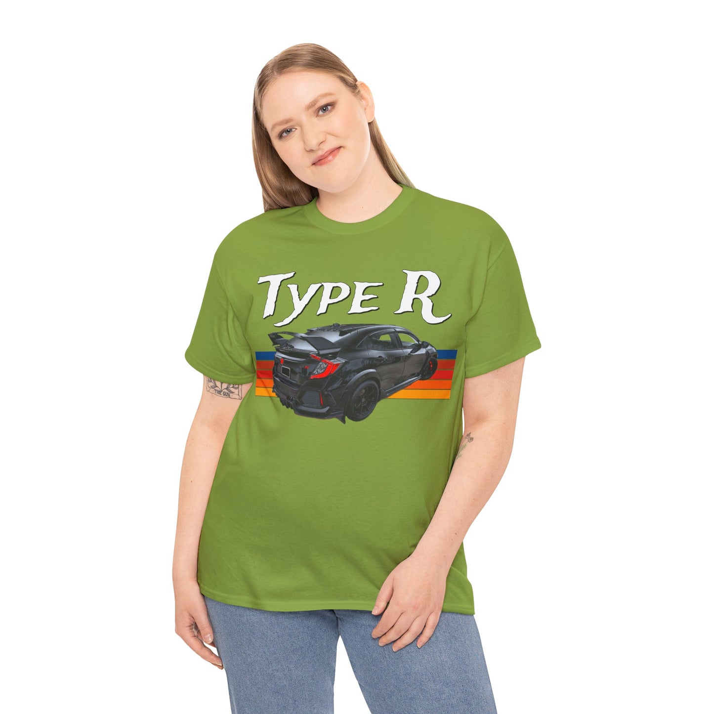 Civic Type R Hot Hatch Turbo Charged Hatchback Sports Car Heavy Cotton Tee