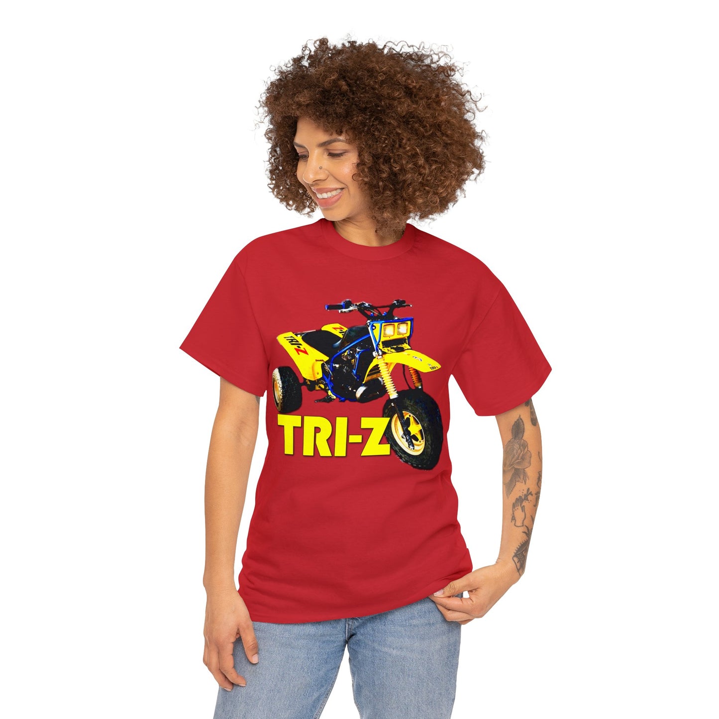 Tri Z Vintage Three Wheeler 3 Wheeler ATC ATV Heavy Cotton Tee