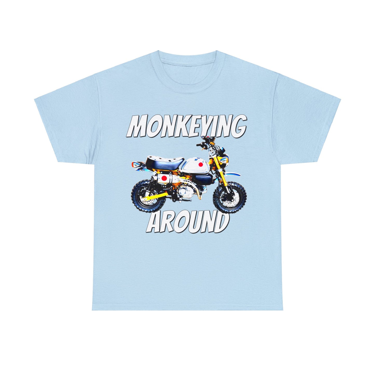 125Z Monkey Motorcycle, Mini Bike, Motocross, Off Road Heavy Cotton Tee