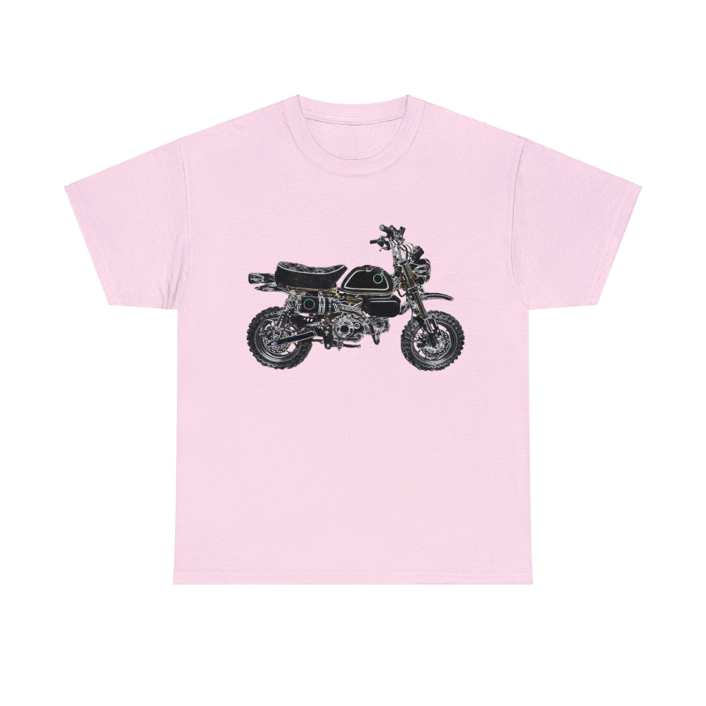 125Z Monkey Motorcycle, Mini Bike, Motocross, Off Road Heavy Cotton Tee