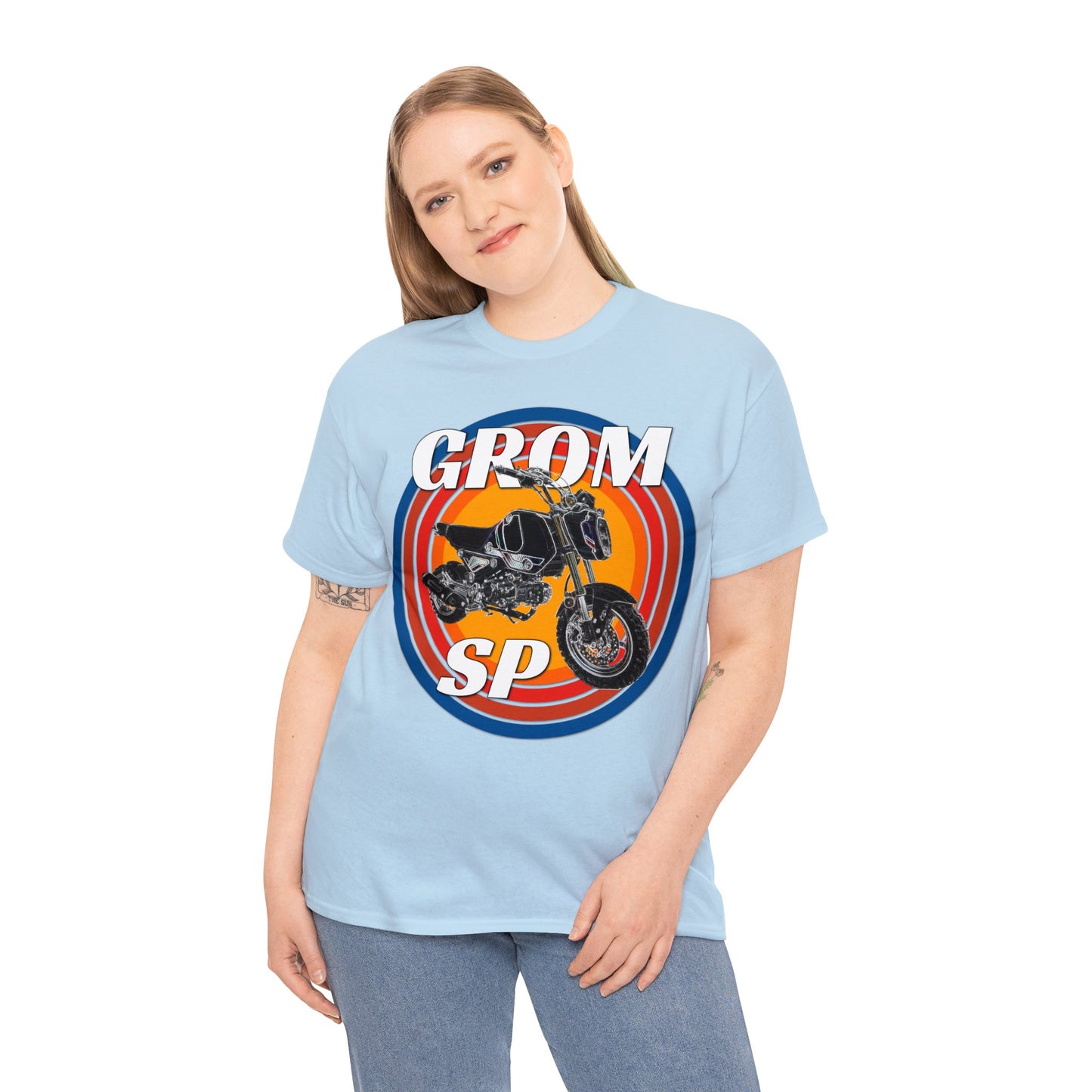 Grom SP Motorcycle Minibike Motocross Motor Bike Heavy Cotton Tee