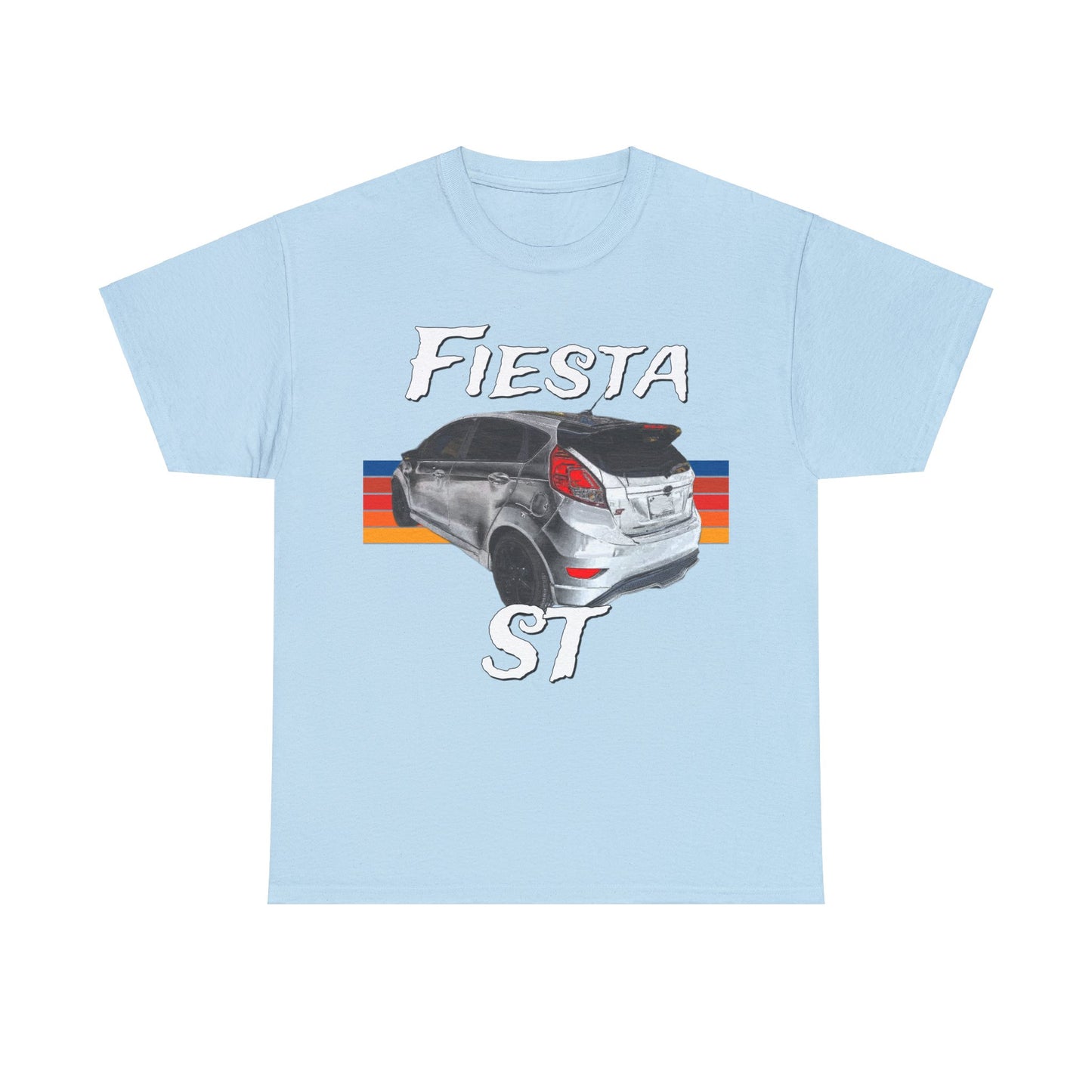 Fiesta ST Hot Hatch Turbo Charged Hatchback Sports Car Heavy Cotton Tee