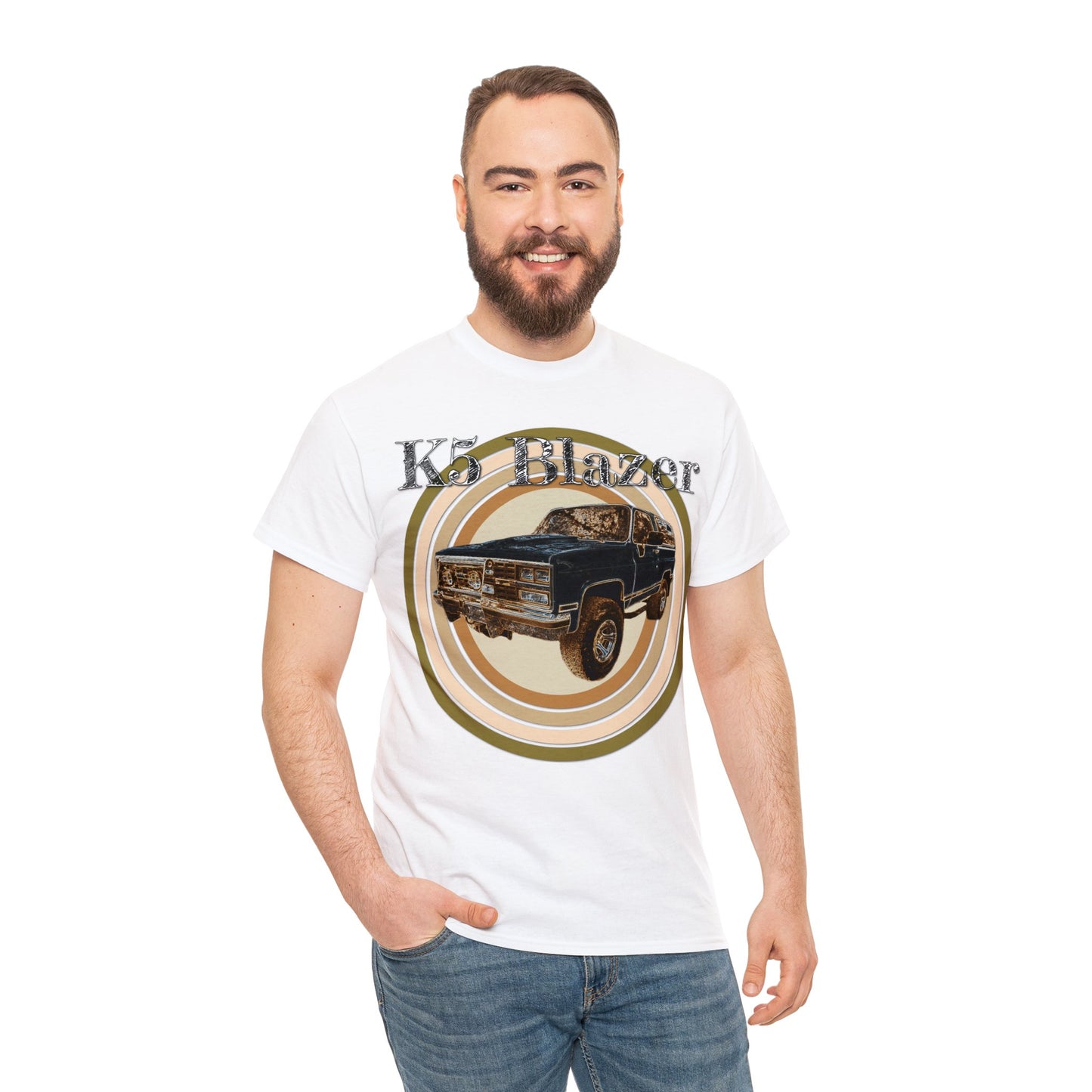 K5 Blazer Truck, 4x4 Truck, Vintage Blazer, Retro Blazer Car Heavy Cotton Tee