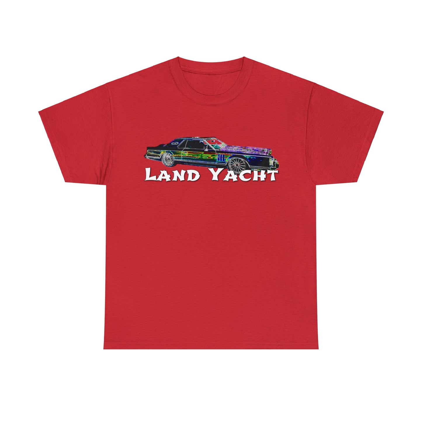 Land Yacht, Mark 5, Mark V, Vintage Car, Antique Automobile, American Car Heavy Cotton Tee