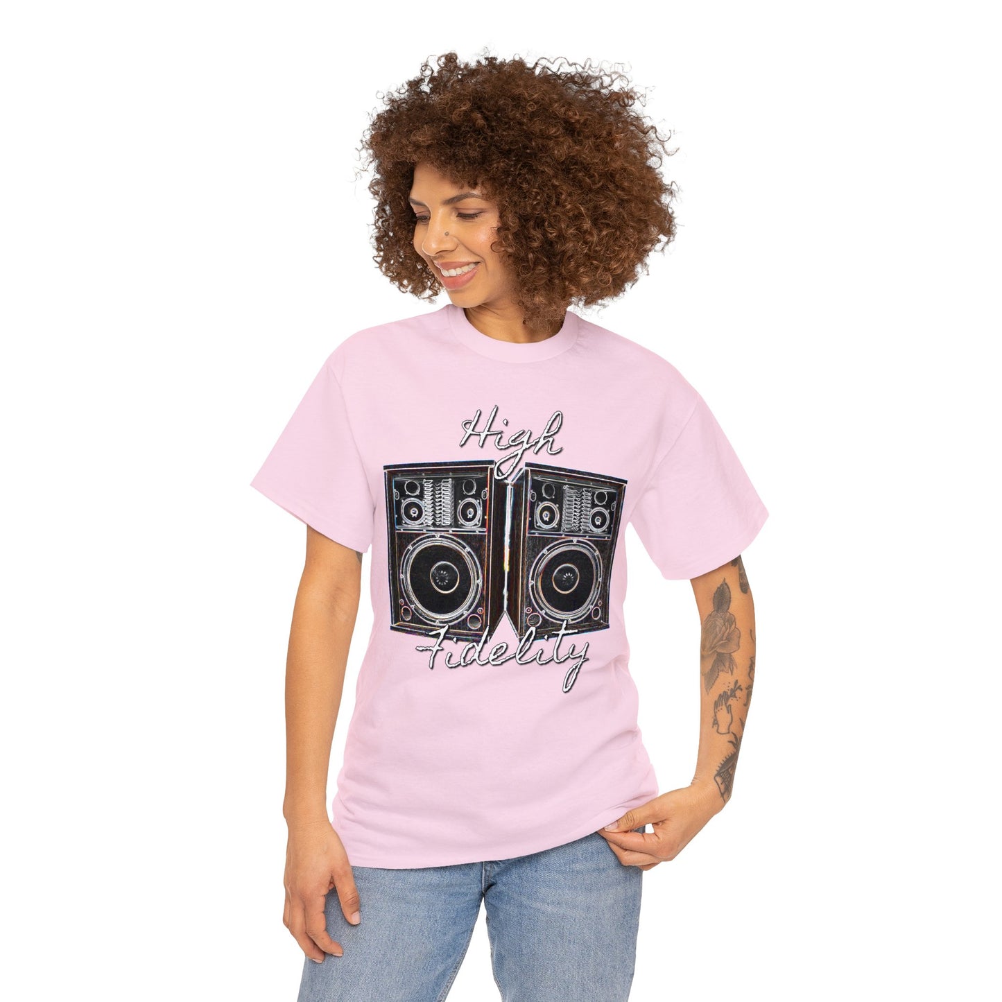 Audiophile, Vintage Stereo Speakers, High Fidelity, Lover of Music, Vintage Heavy Cotton Tee