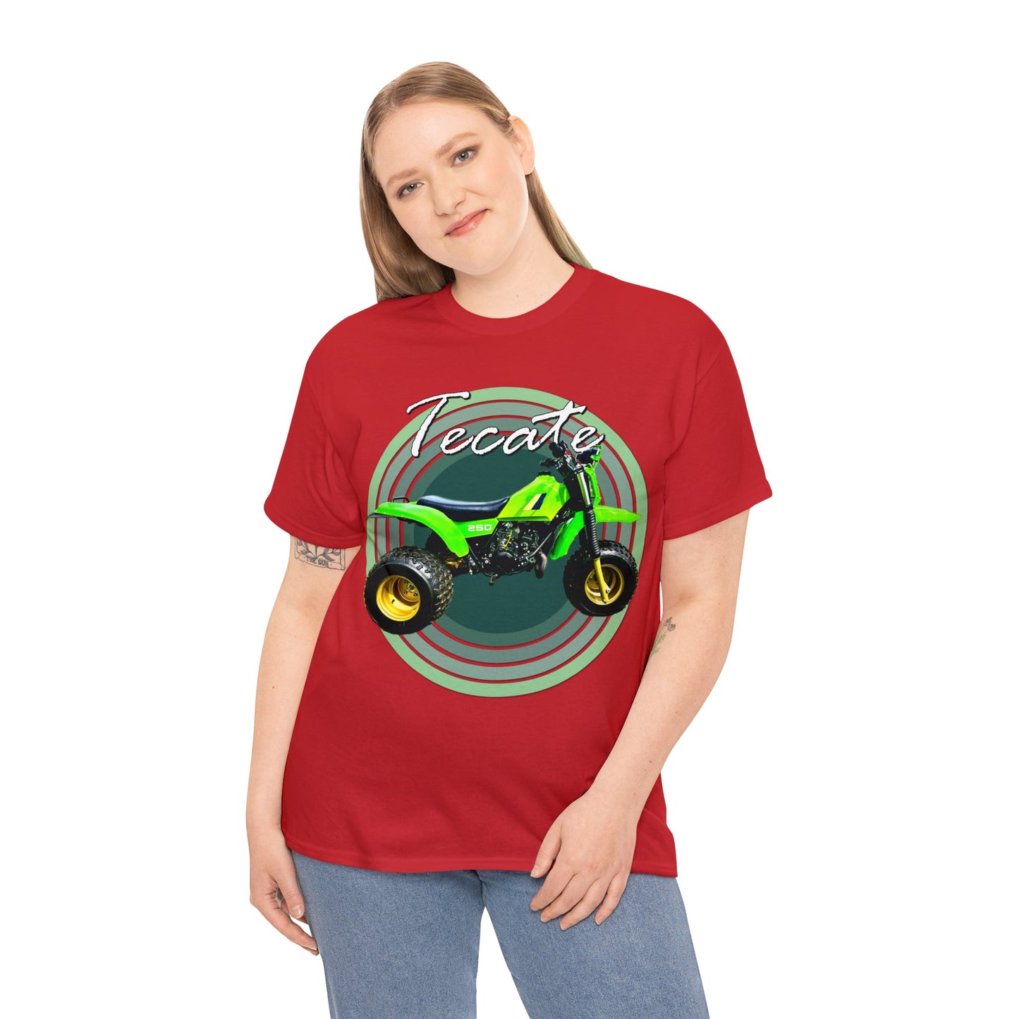 Tecate Vintage Three Wheeler 3 Wheeler ATC ATV Heavy Cotton Tee