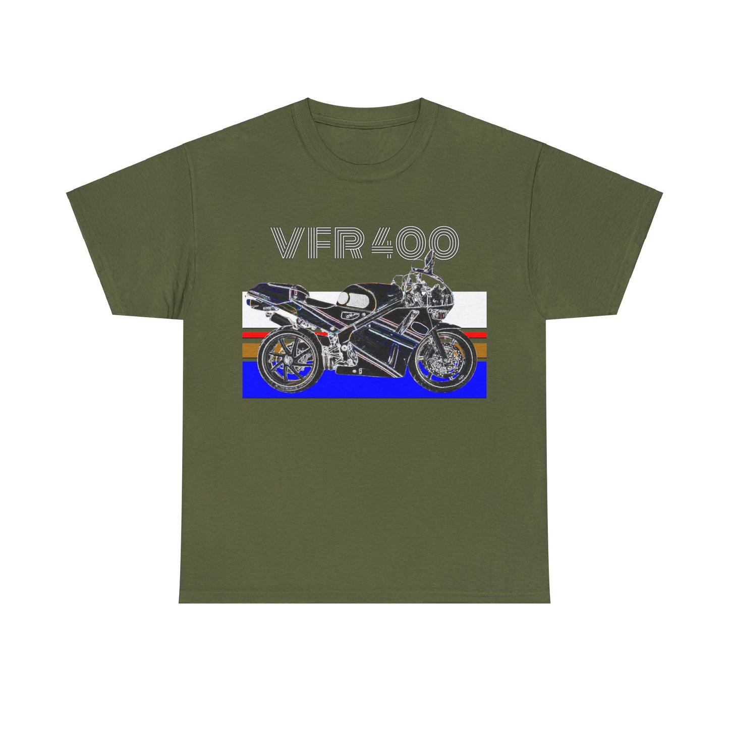 VFR 400 Motorcycle, Street Bike, Street Motorcycle, Sport Bike Heavy Cotton Tee