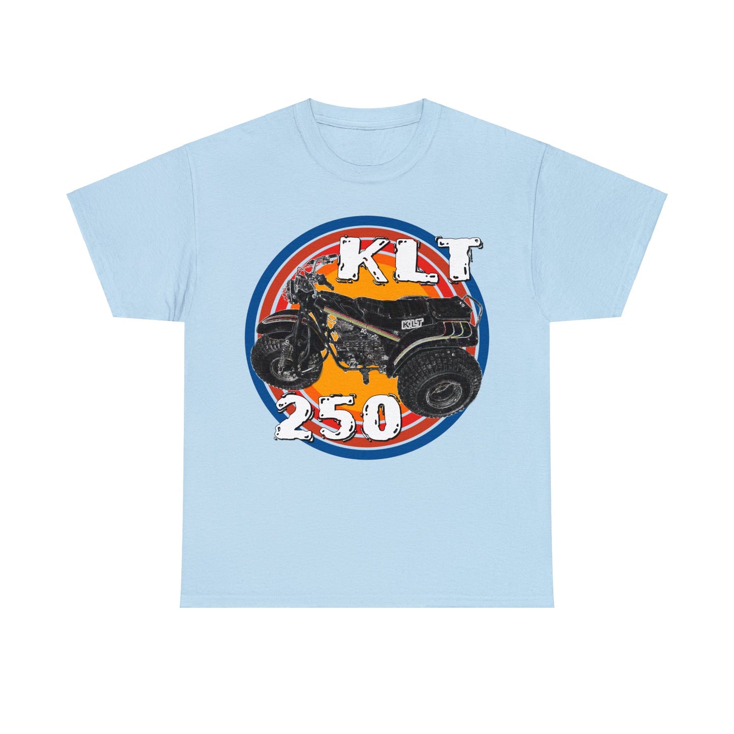 Vintage 1982 KLT 250 A Retro Three Wheeler ATV ATC Heavy Cotton Tee