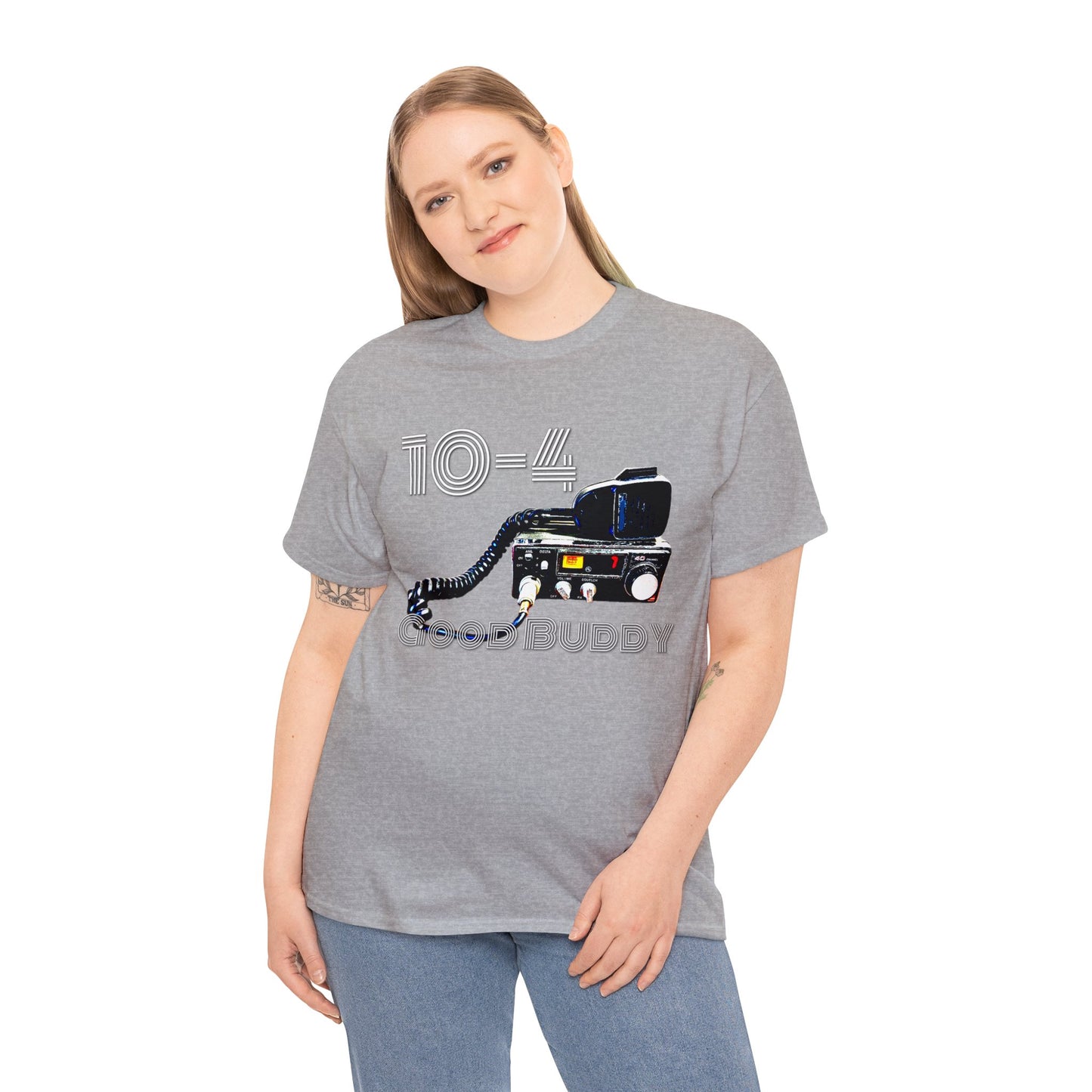 CB Radio, Roger That, Breaker 1-9, Citizens Band Radio Heavy Cotton Tee