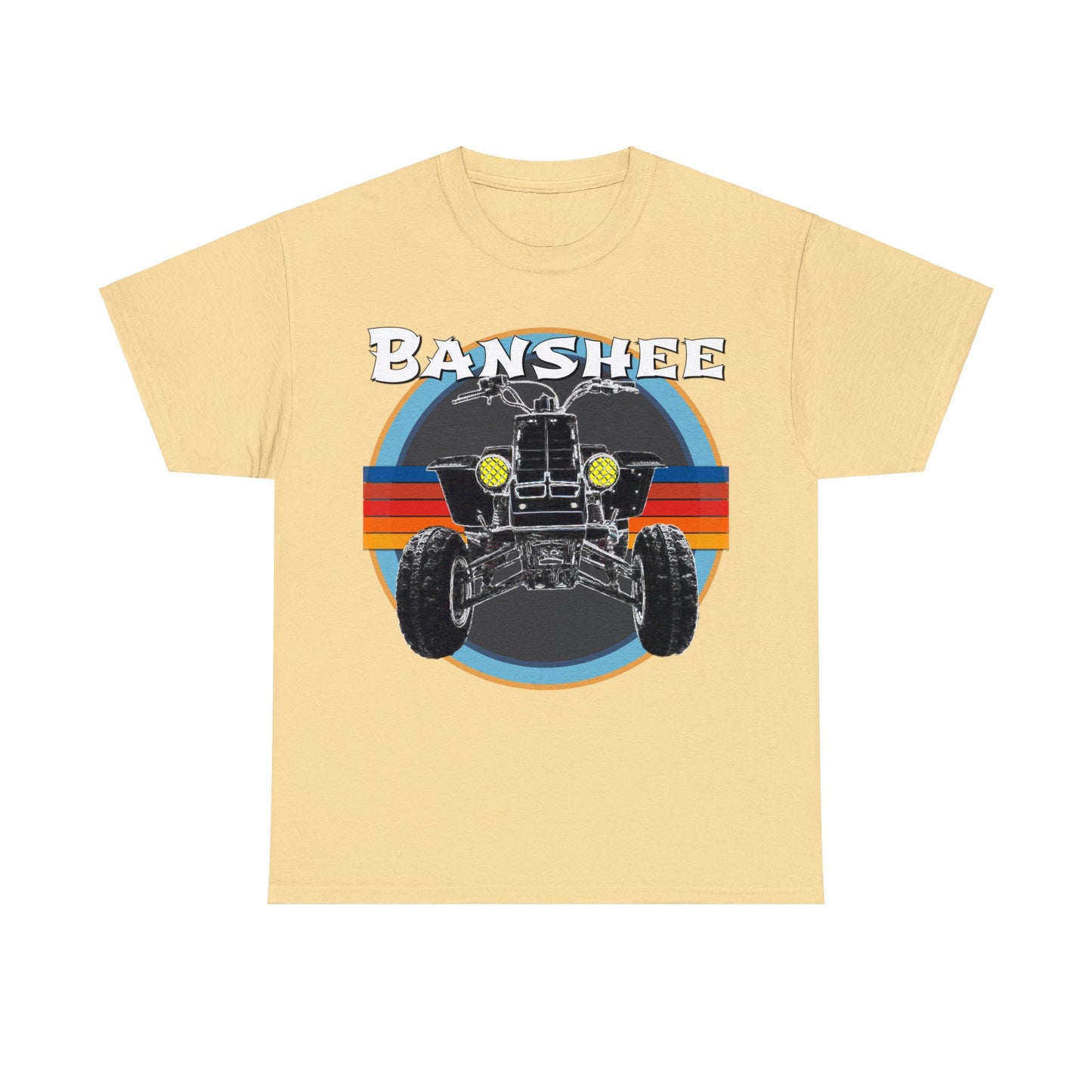 Banshee Quad ATV, Banshee Four Wheeler, Quad Bike Heavy Cotton Tee