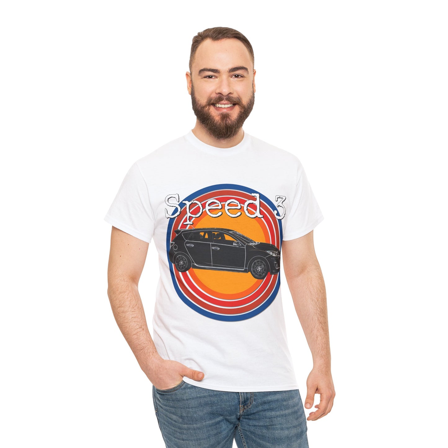 Speed 3 Hot Hatch Turbo Charged Car Subie Heavy Cotton Tee