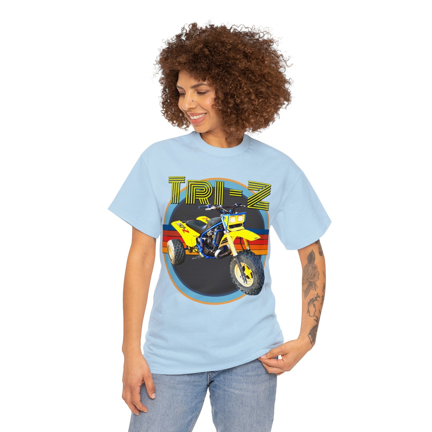 Tri Z Vintage Three Wheeler 3 Wheeler ATC ATV Heavy Cotton Tee