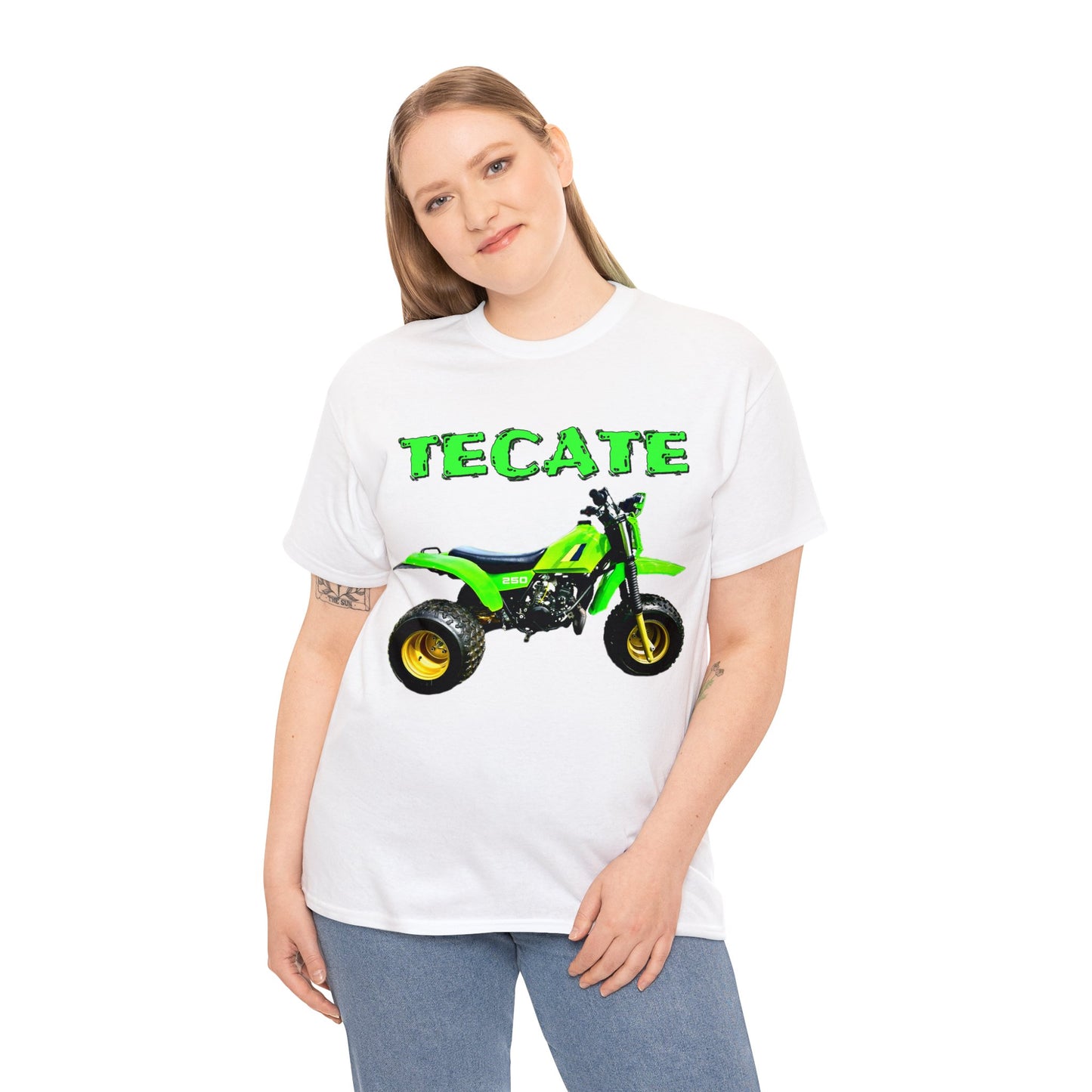 Tecate Vintage Three Wheeler 3 Wheeler ATC ATV Heavy Cotton Tee