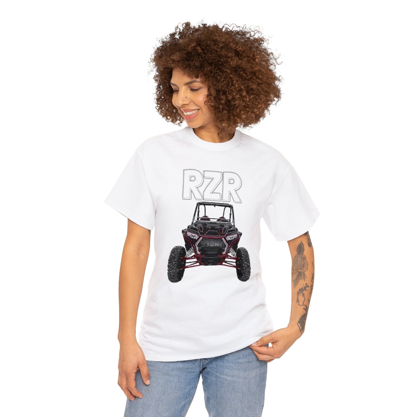 RZR UTV Side By Side 4x4 Off Road ATC Heavy Cotton Tee