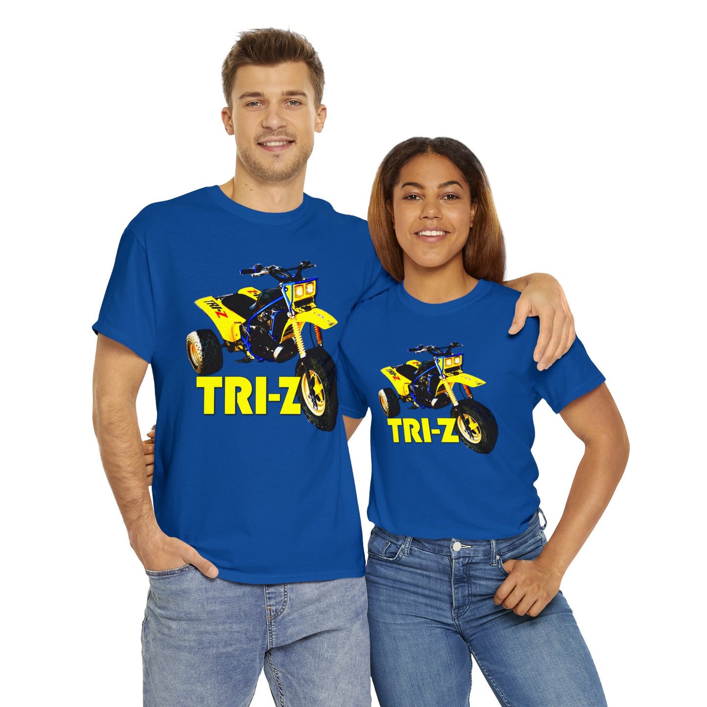 Tri Z Vintage Three Wheeler 3 Wheeler ATC ATV Heavy Cotton Tee