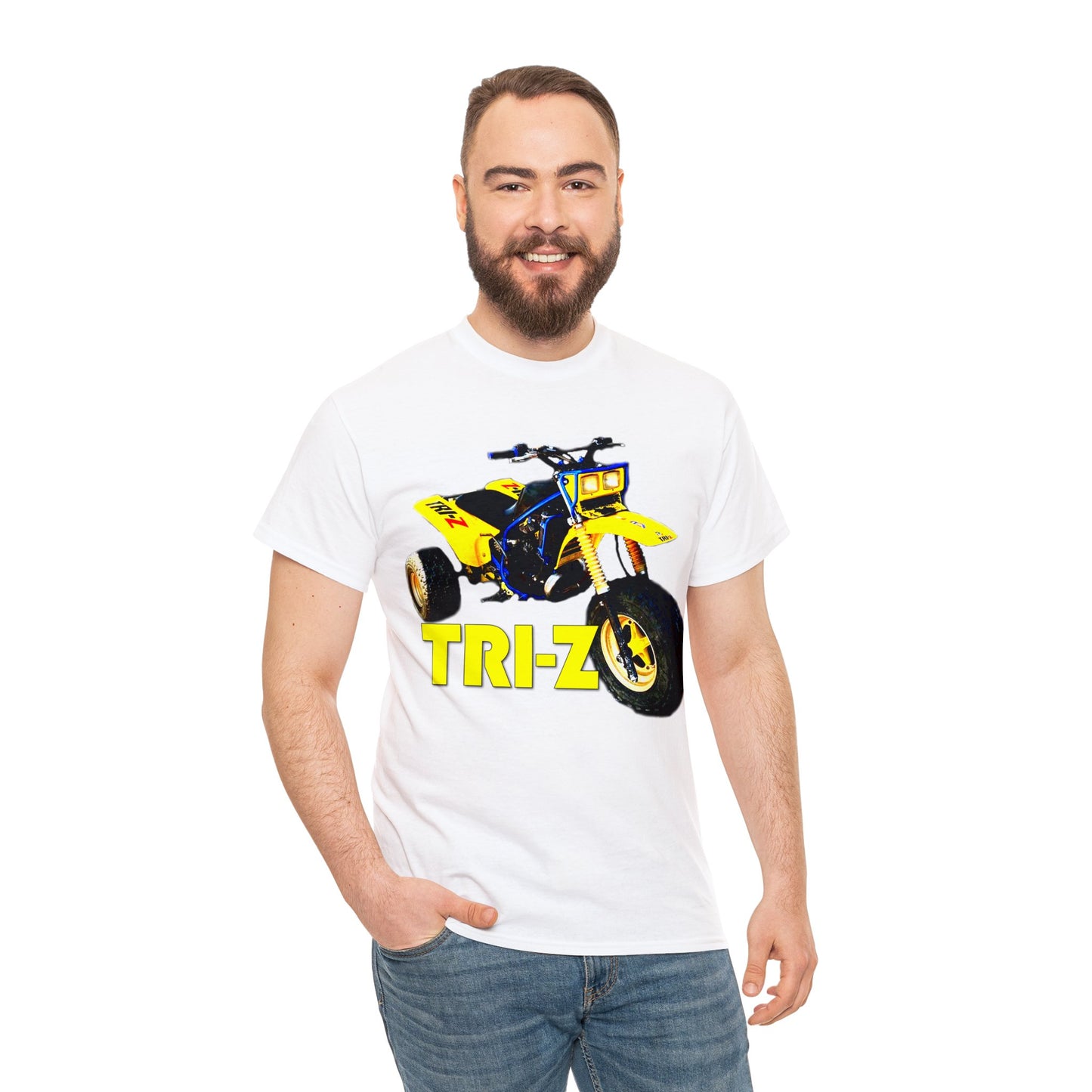 Tri Z Vintage Three Wheeler 3 Wheeler ATC ATV Heavy Cotton Tee