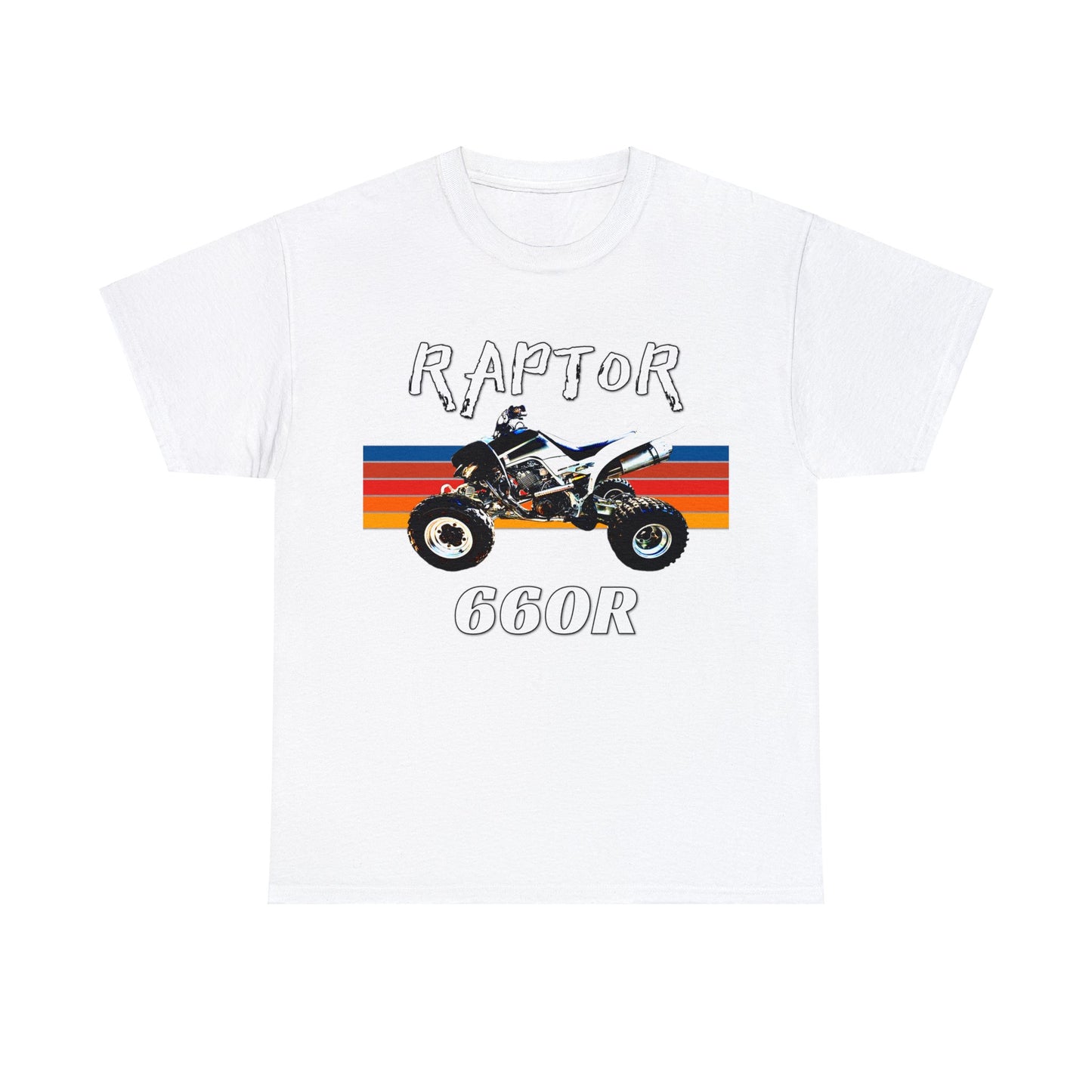 Raptor 660R Quad Bike ATC ATV 4 wheeler Off Road Heavy Cotton Tee