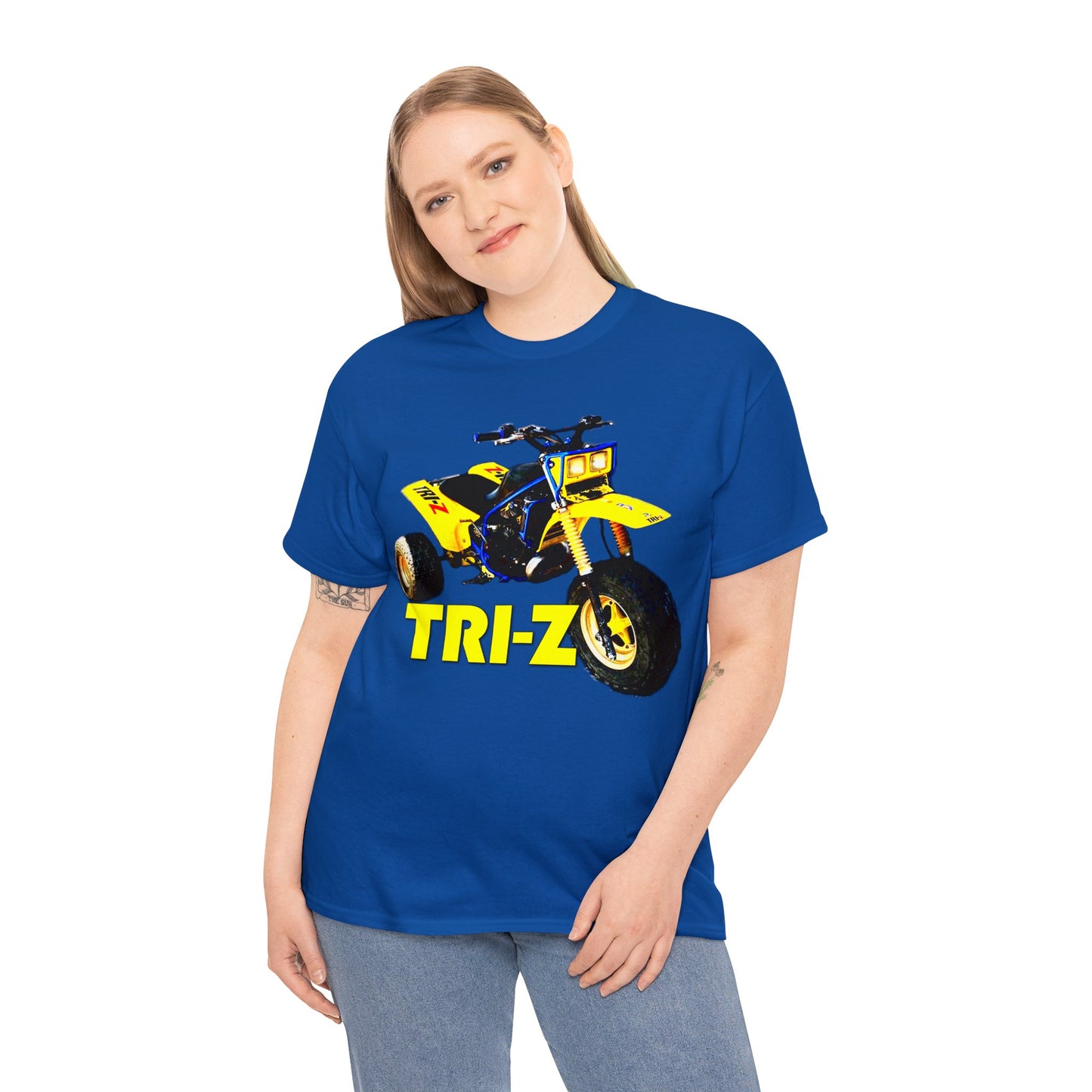 Tri Z Vintage Three Wheeler 3 Wheeler ATC ATV Heavy Cotton Tee