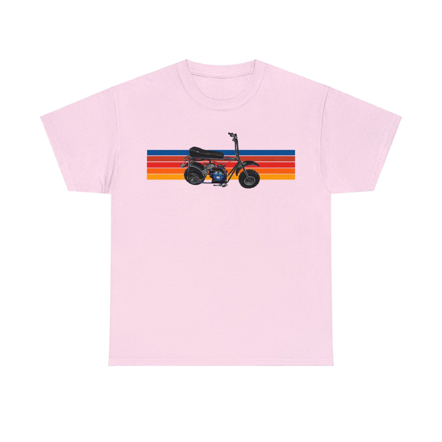 Vintage Mini Bike, Moped, Mini Motorcycle, Scooter Heavy Cotton Tee