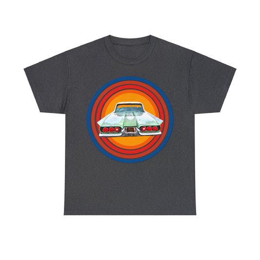 1960s Thunderbird Vintage American Automobile, Antique American Car Heavy Cotton Tee