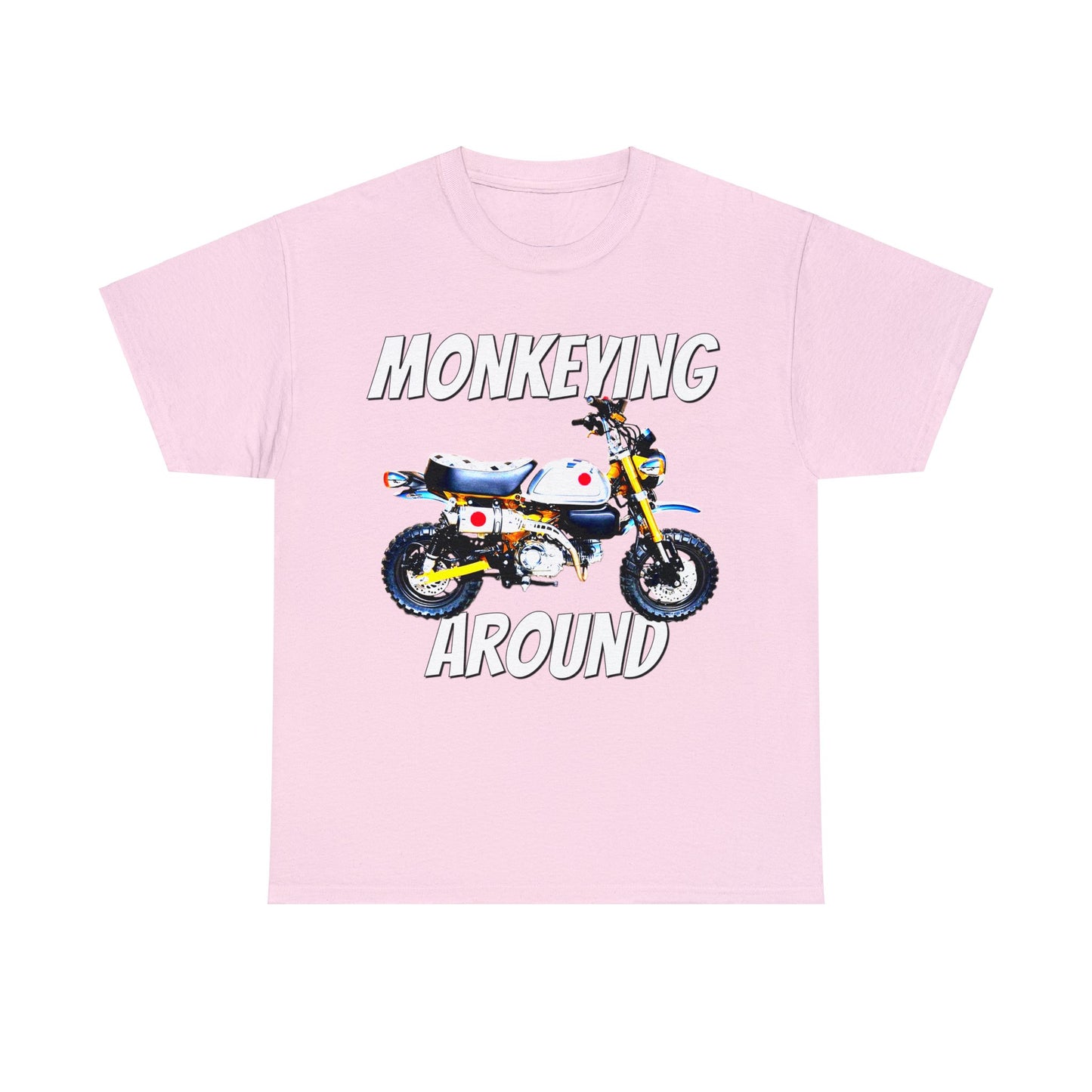 125Z Monkey Motorcycle, Mini Bike, Motocross, Off Road Heavy Cotton Tee