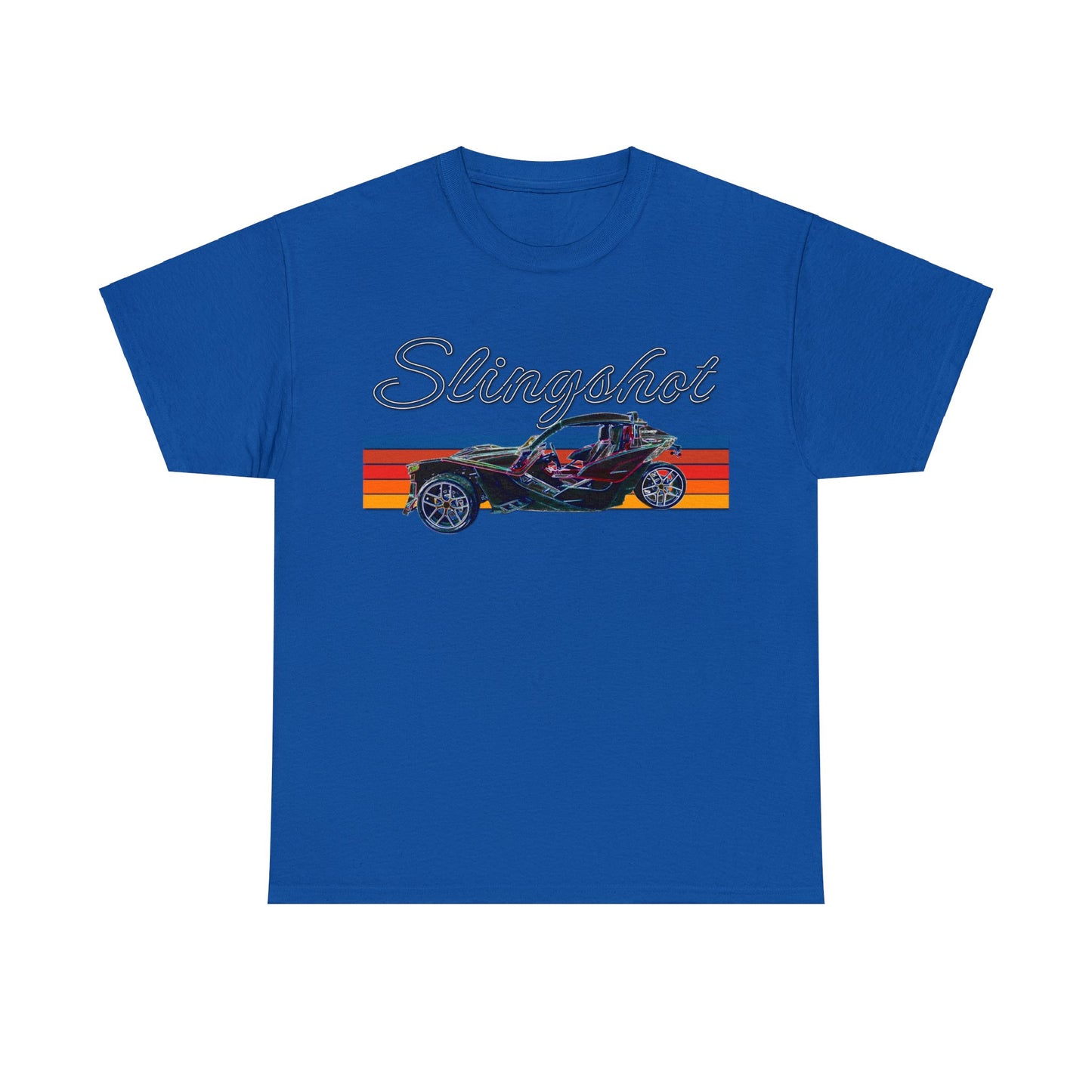 Sling Shot Three Wheel Car, Slingshot Convertible Heavy Cotton Tee