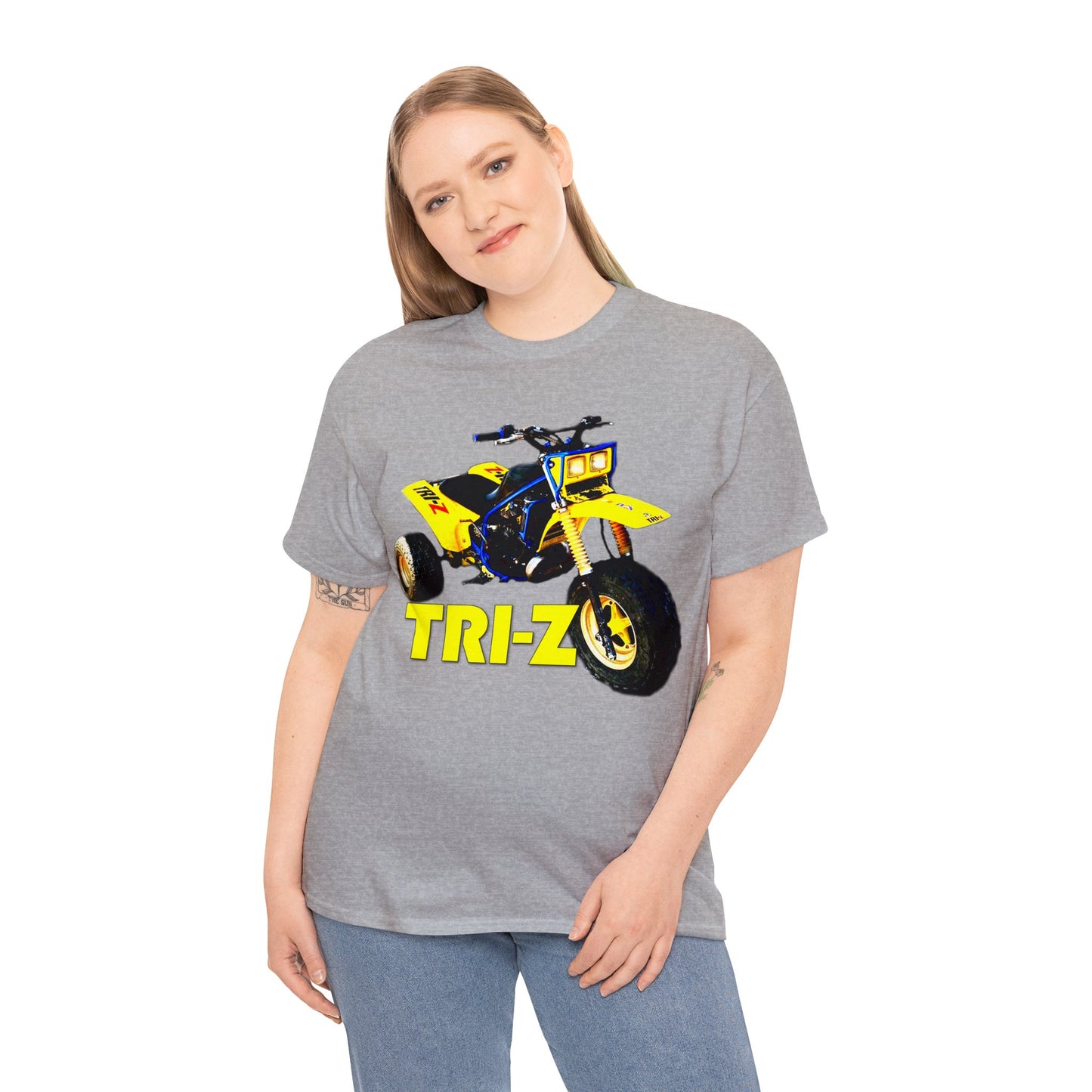 Tri Z Vintage Three Wheeler 3 Wheeler ATC ATV Heavy Cotton Tee