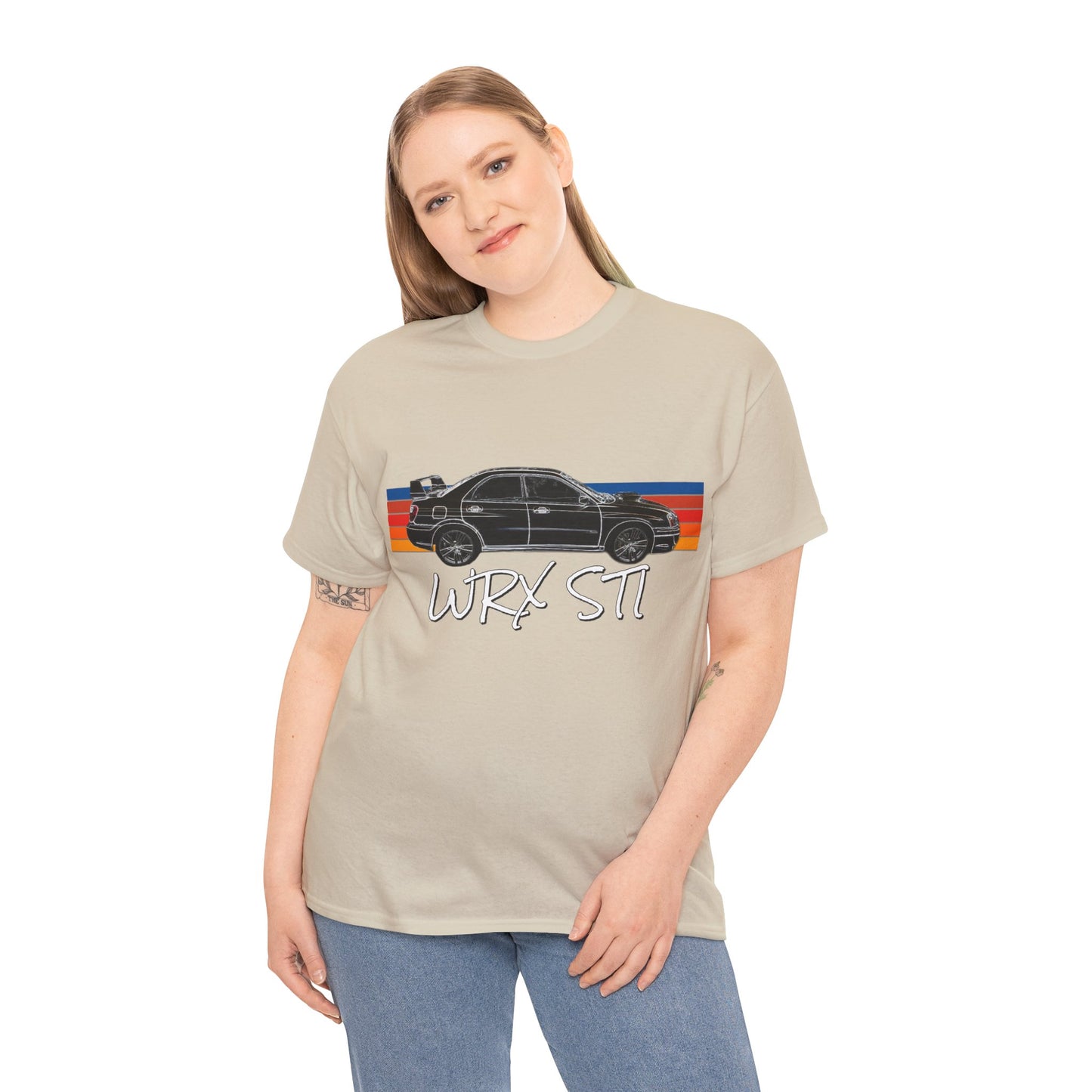 Impreza WRX STI Turbo Charged Subie Sports Car Heavy Cotton Tee