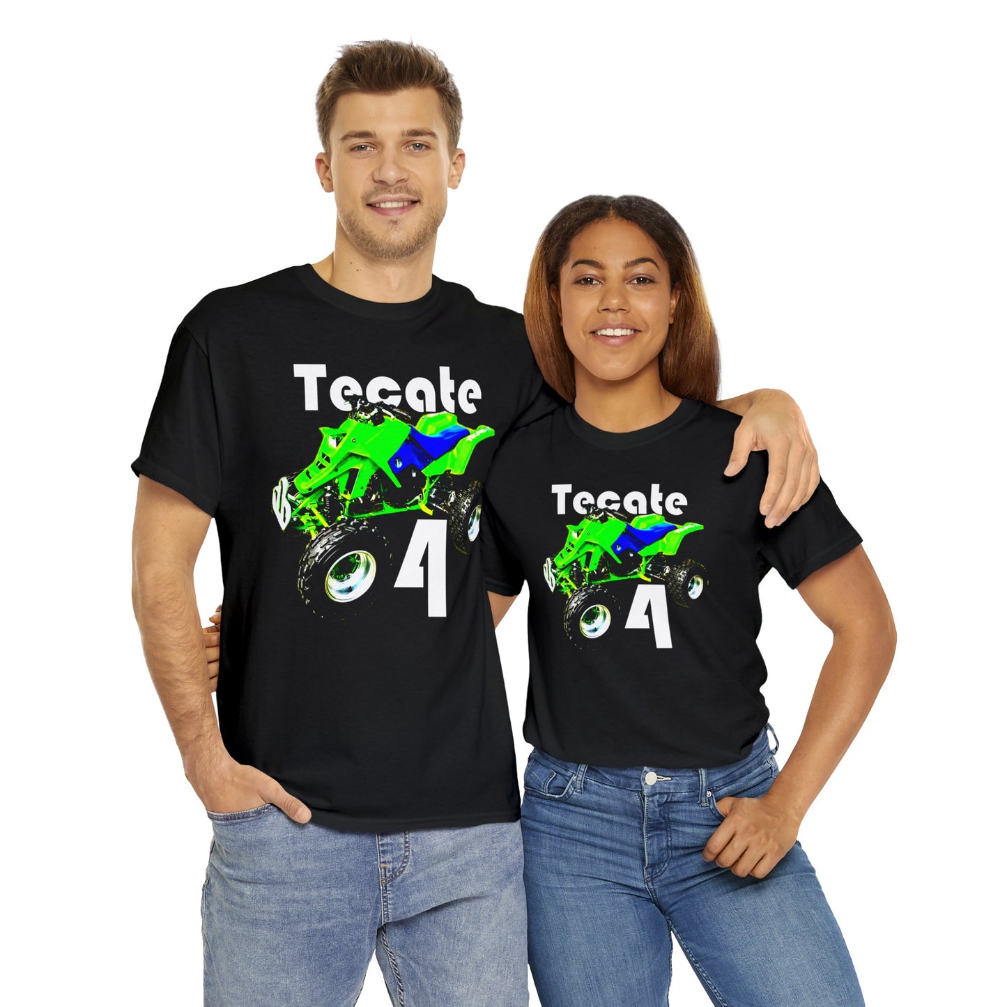 Tecate Vintage Four Wheeler 4 Wheeler ATC ATV Heavy Cotton Tee