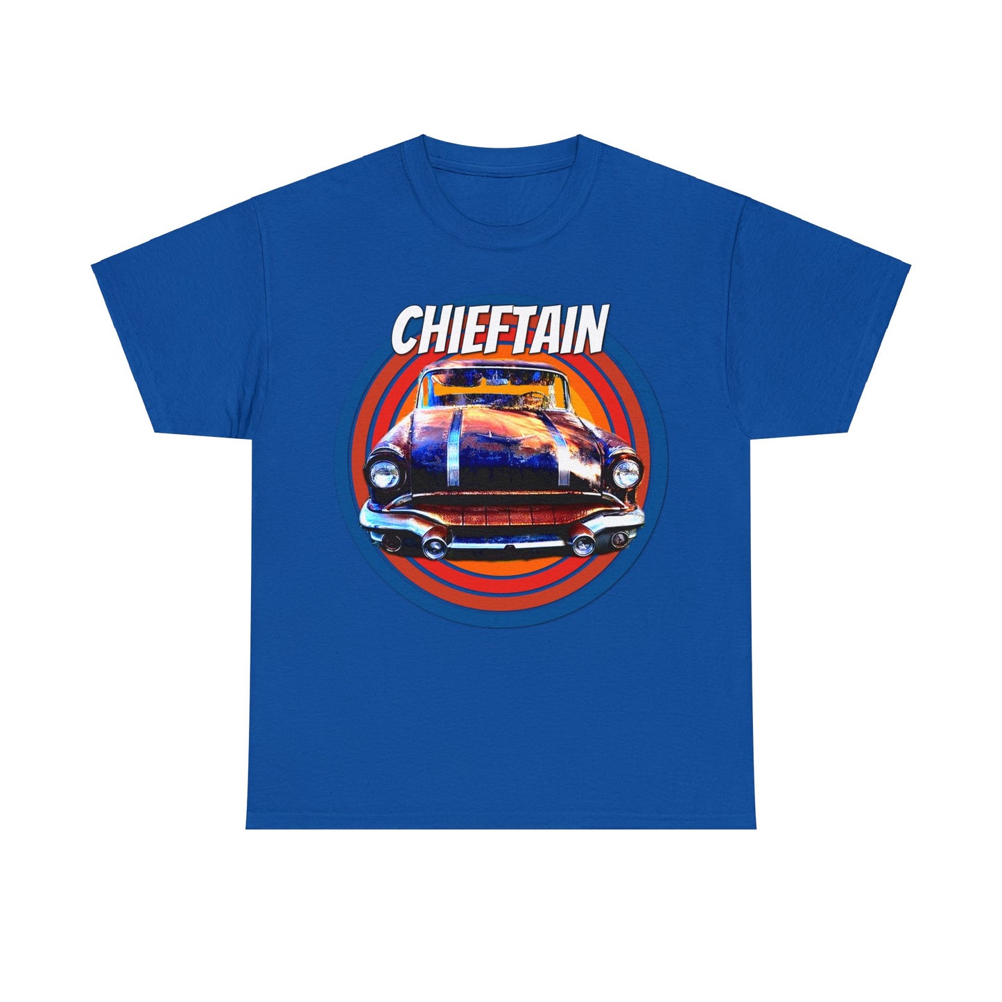 Vintage Chieftain Car, Antique Chieftain American Car Heavy Cotton Tee