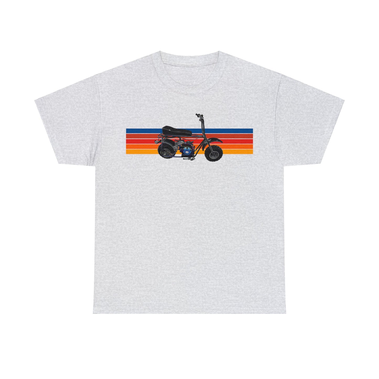 Vintage Mini Bike, Moped, Mini Motorcycle, Scooter Heavy Cotton Tee