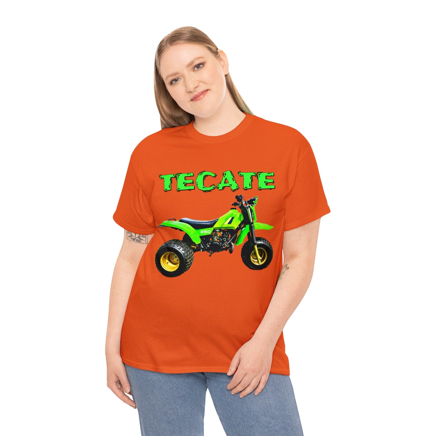 Tecate Vintage Three Wheeler 3 Wheeler ATC ATV Heavy Cotton Tee