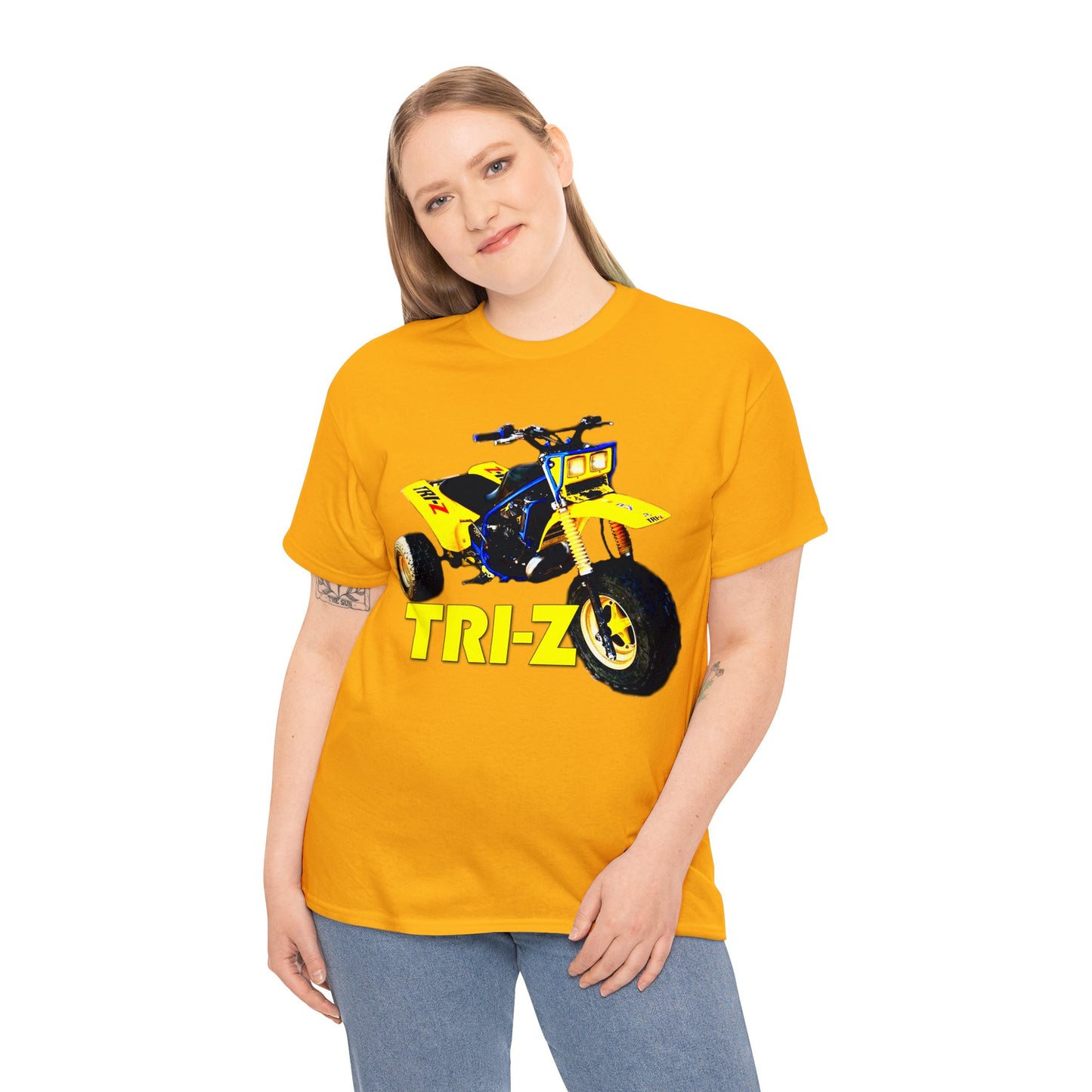 Tri Z Vintage Three Wheeler 3 Wheeler ATC ATV Heavy Cotton Tee