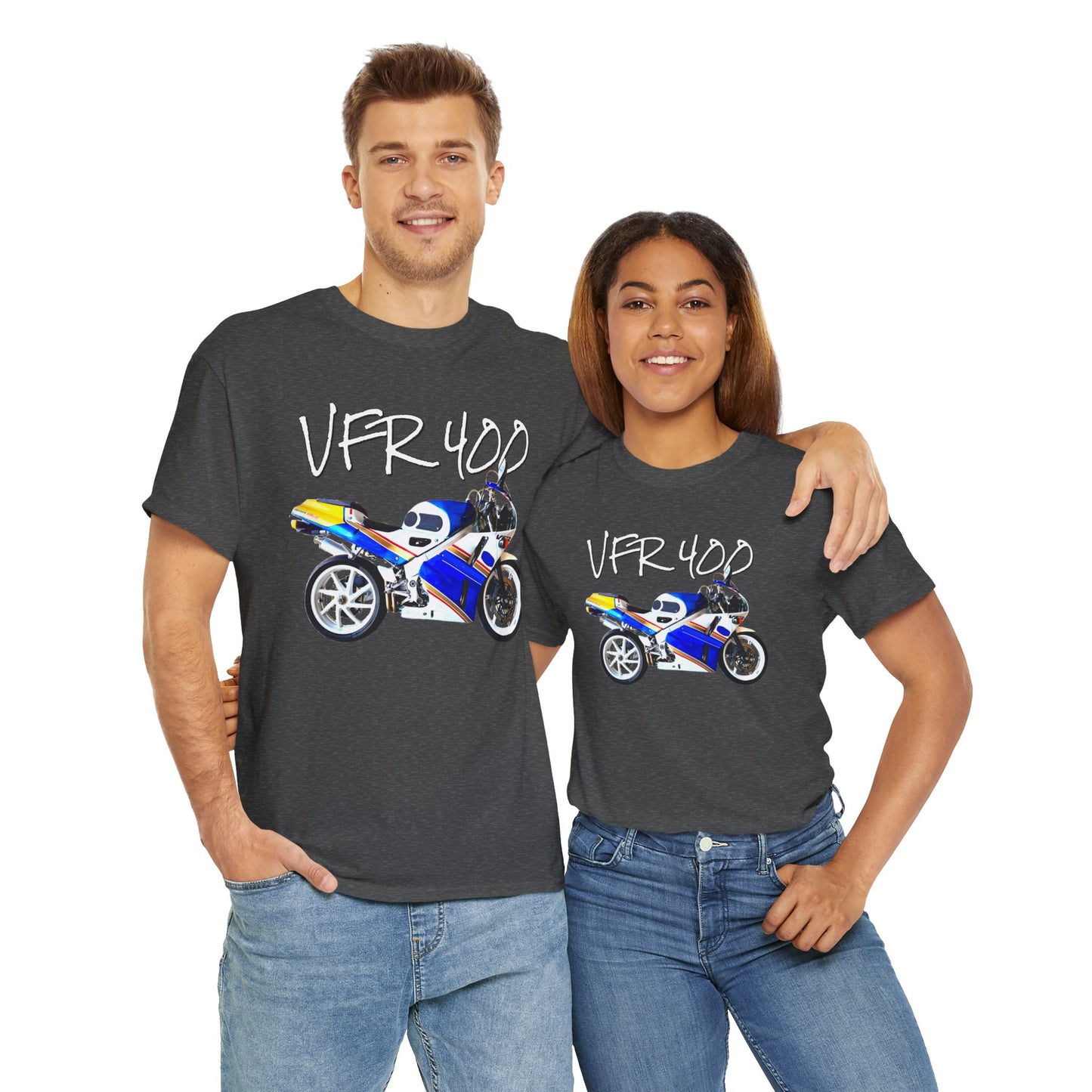 VFR 400 Motorcycle, Street Bike, Street Motorcycle, Sport Bike Heavy Cotton Tee