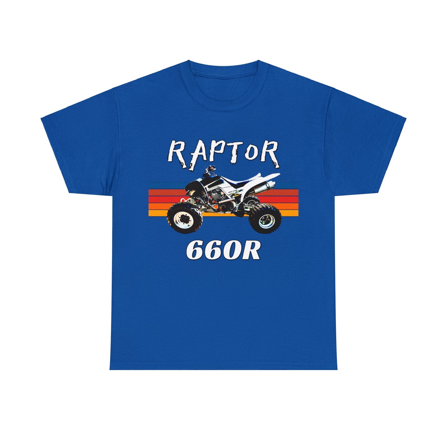 Raptor 660R Quad Bike ATC ATV 4 wheeler Off Road Heavy Cotton Tee