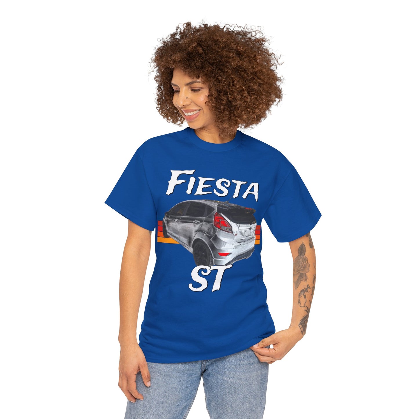 Fiesta ST Hot Hatch Turbo Charged Hatchback Sports Car Heavy Cotton Tee