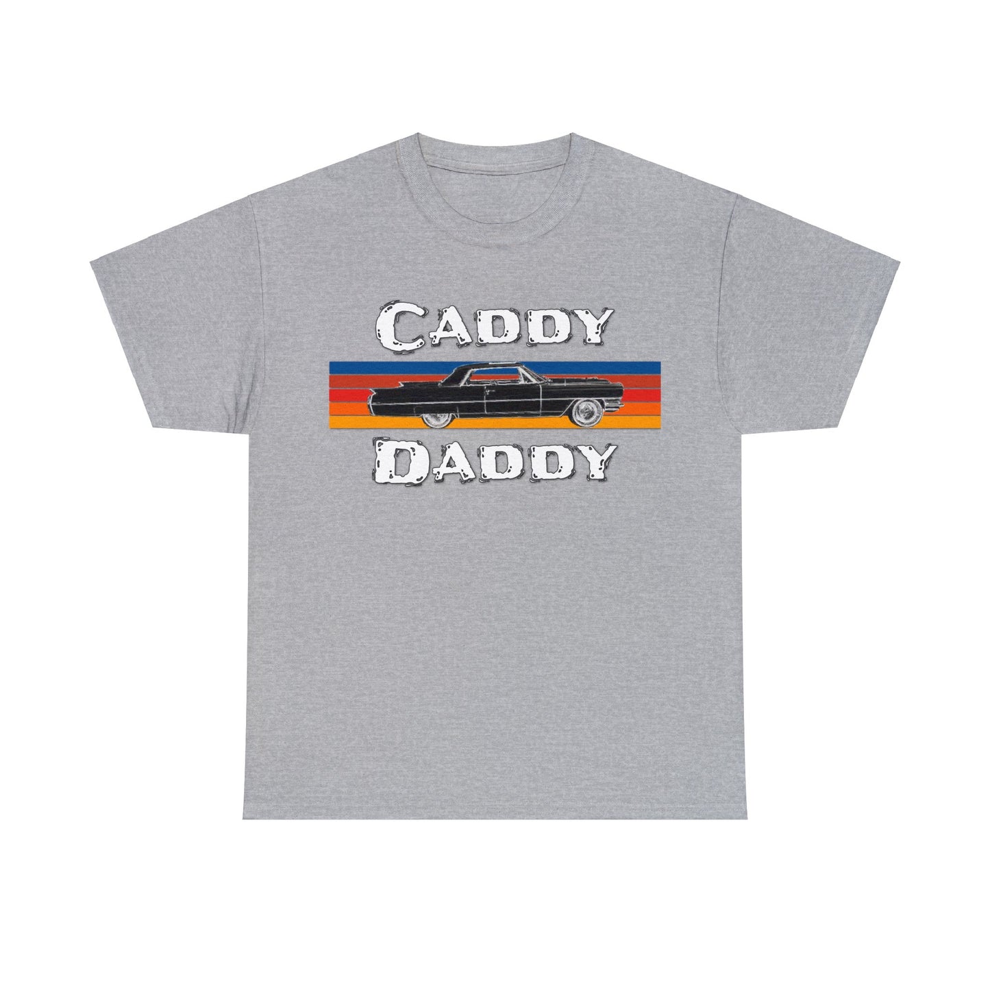 Cadillac, Vintage Car, Caddy Daddy, Retro DeVille Heavy Cotton Tee