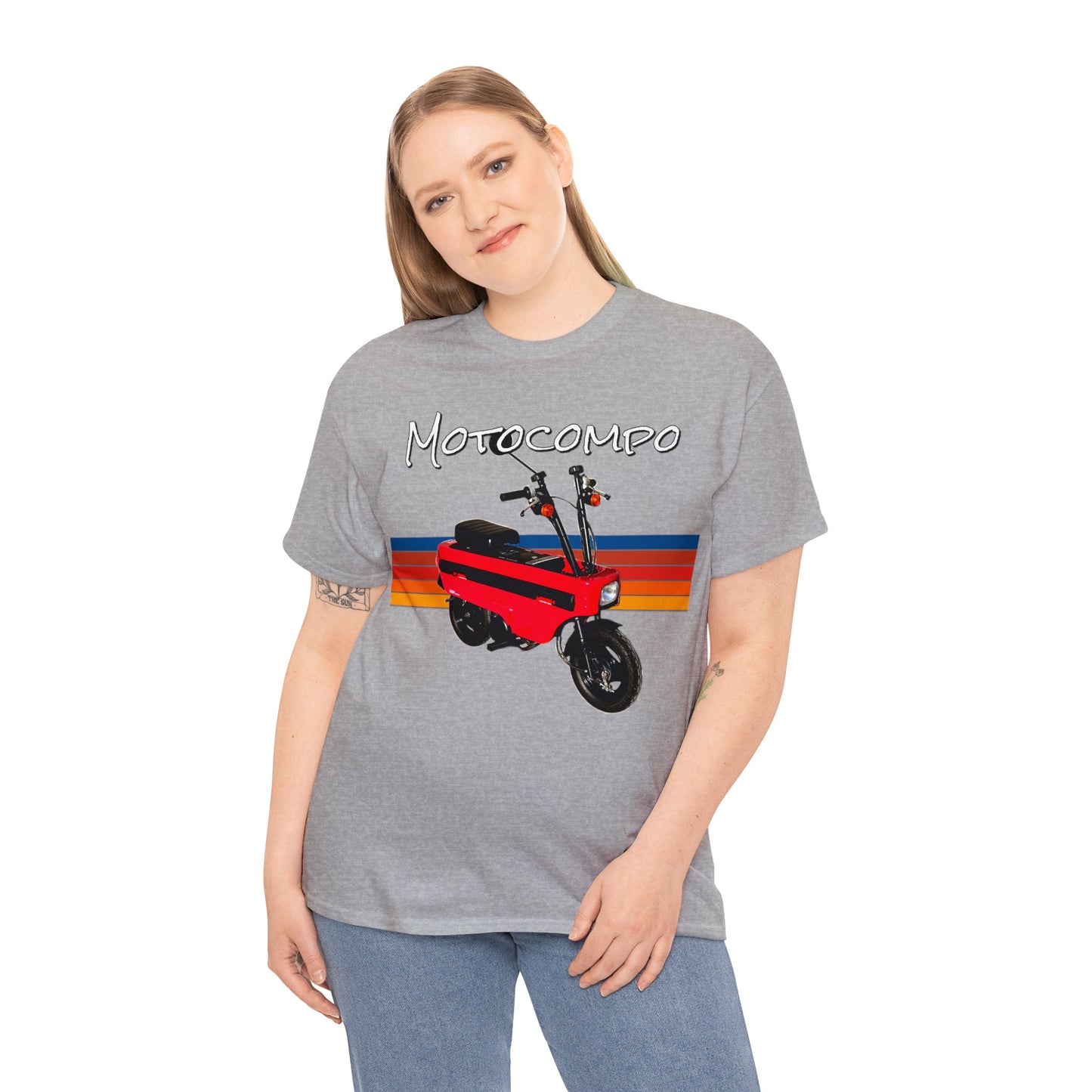 Motocompo Scooter Mini Bike Motorcycle Moped Heavy Cotton Tee