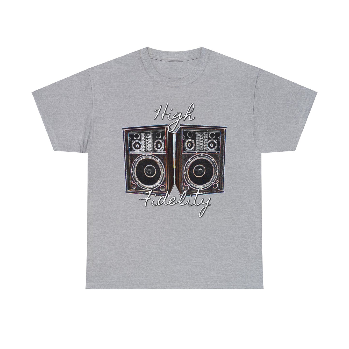 Audiophile, Vintage Stereo Speakers, High Fidelity, Lover of Music, Vintage Heavy Cotton Tee