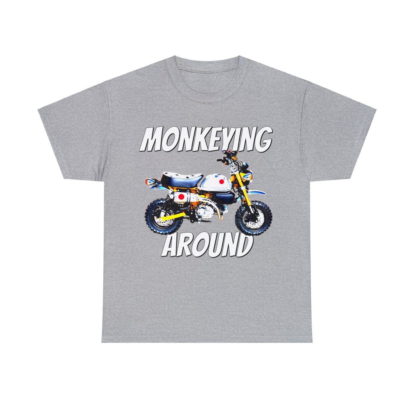 125Z Monkey Motorcycle, Mini Bike, Motocross, Off Road Heavy Cotton Tee