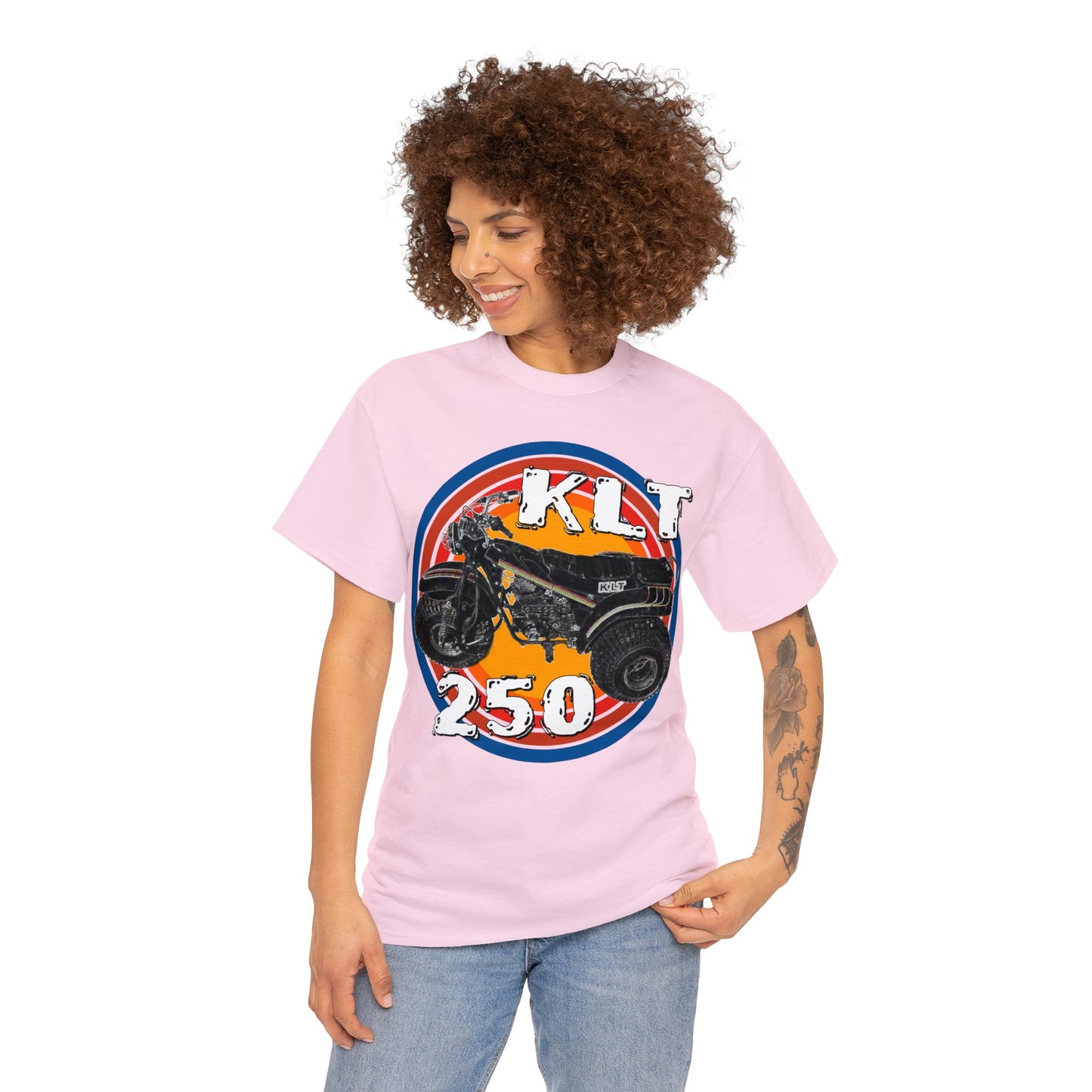 Vintage 1982 KLT 250 A Retro Three Wheeler ATV ATC Heavy Cotton Tee