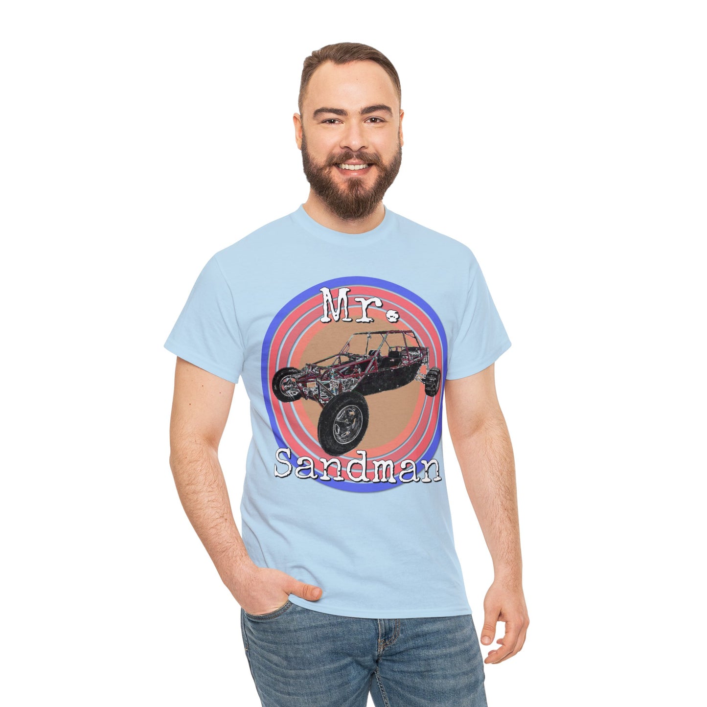 Sandrail Dune Desert Buggy, Sand Rail Car, Off Road Cart Heavy Cotton Tee