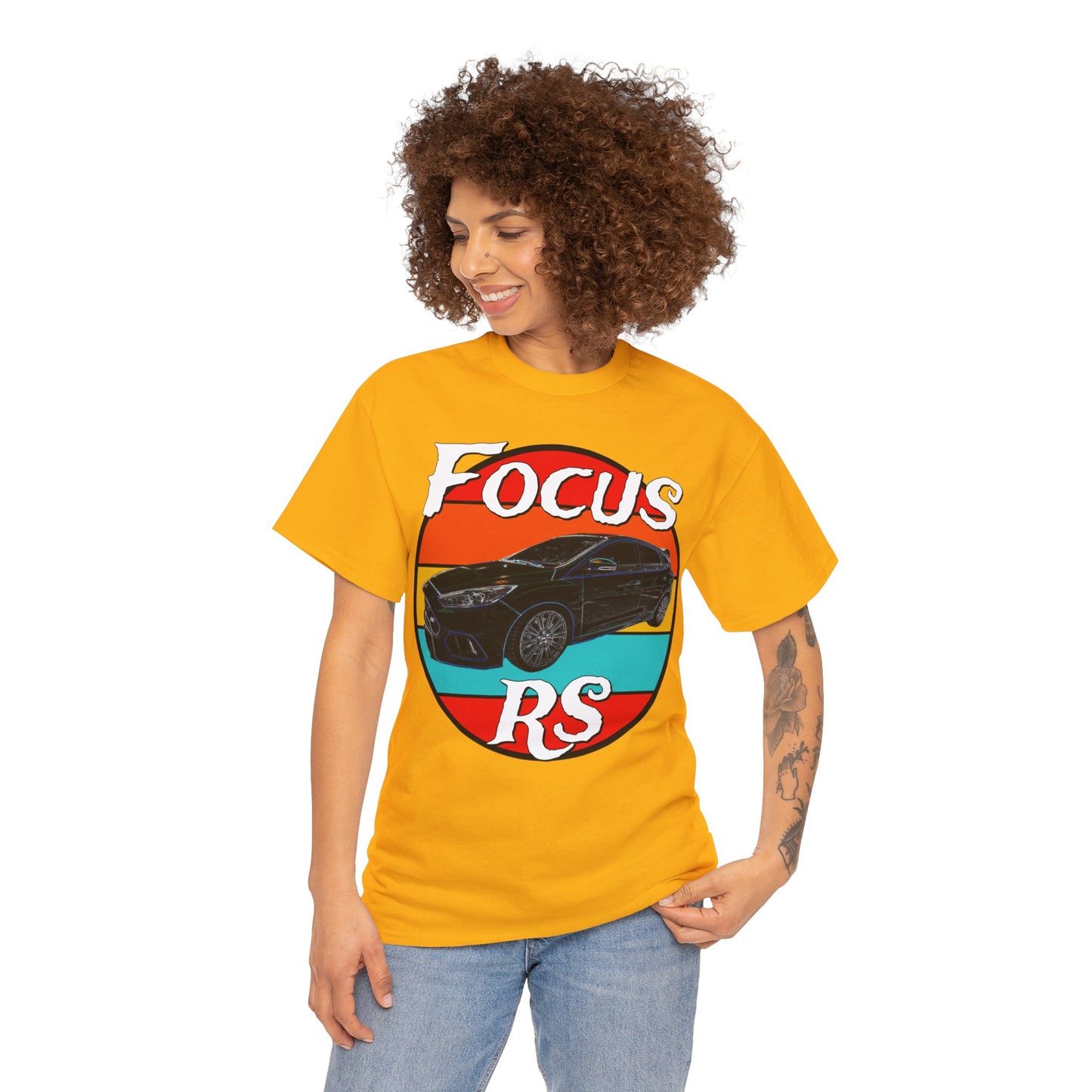 Focus RS Hot Hatch Turbo Charged Hatchback Sports Car Heavy Cotton Tee