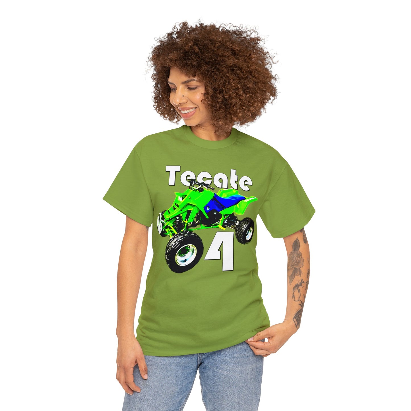 Tecate Vintage Four Wheeler 4 Wheeler ATC ATV Heavy Cotton Tee