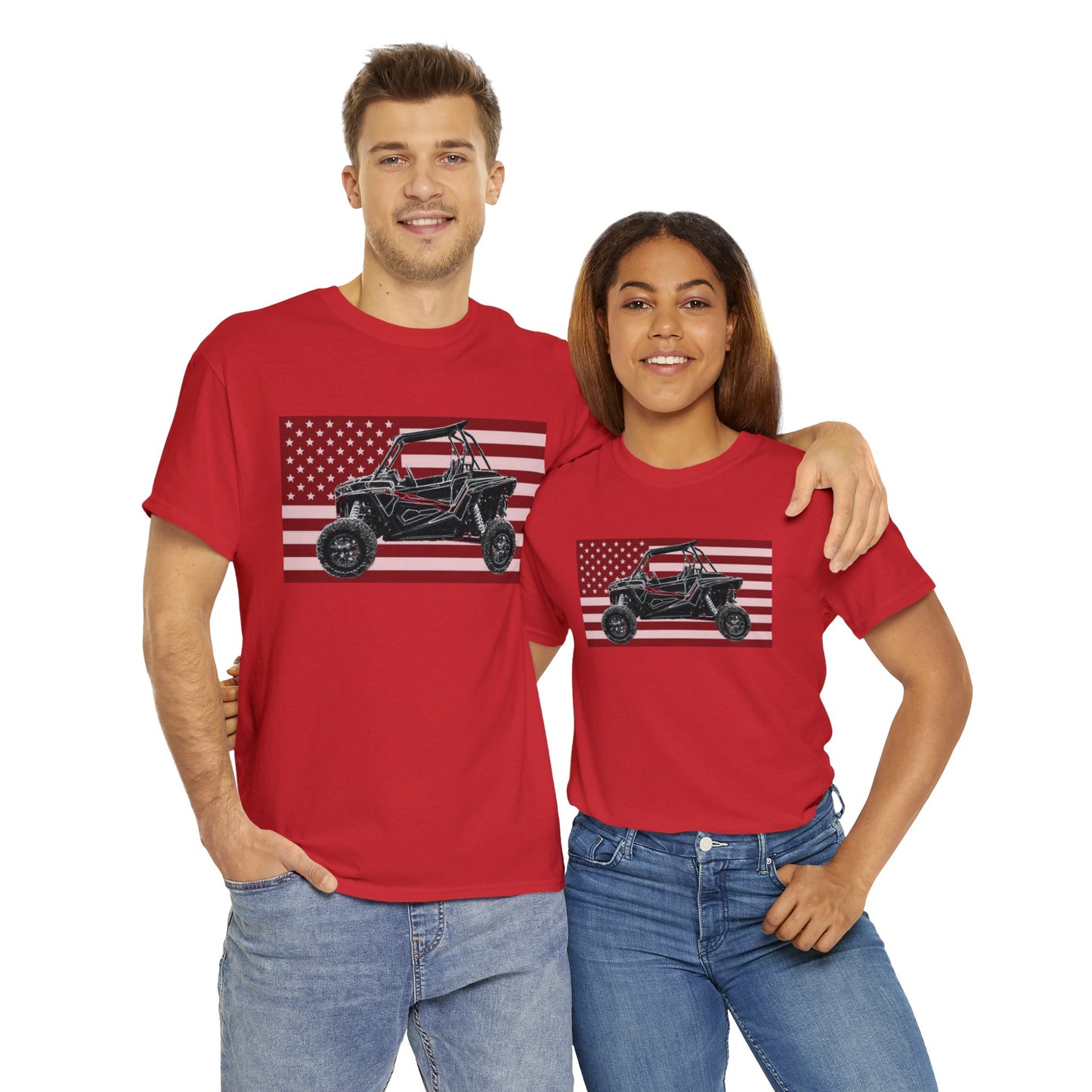 RZR UTV Side By Side 4x4 Off Road ATC Heavy Cotton Tee