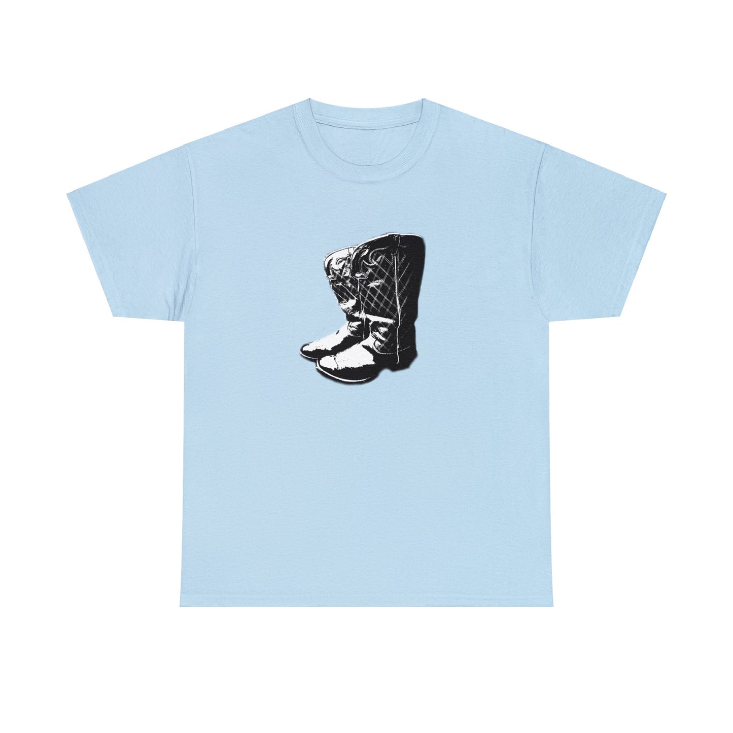 Vintage Cowboy Boots, Western Cowgirl Boots Heavy Cotton Tee